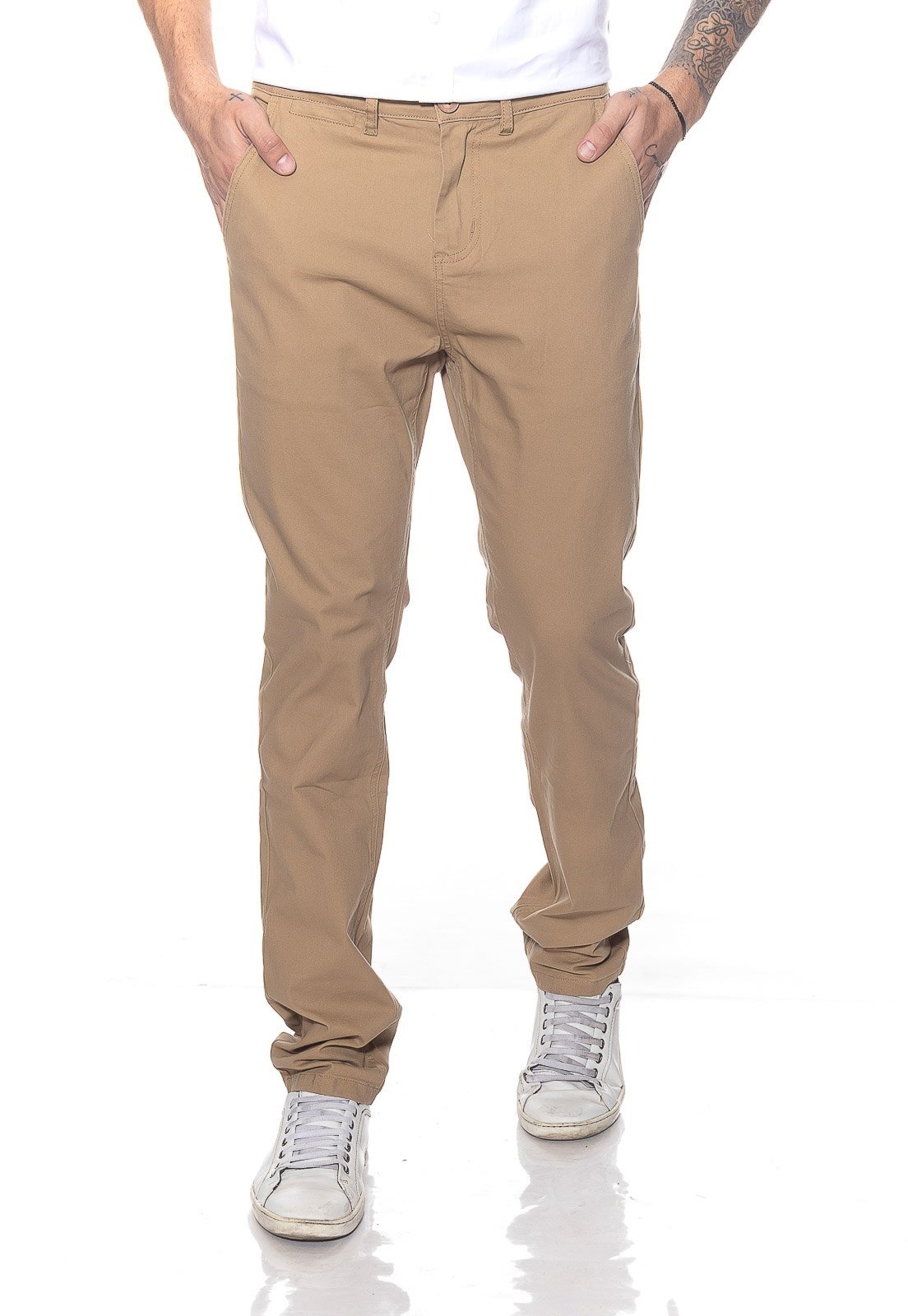 Calça Masculina Sport Fino Skinny com Elastano Crocker - 50683