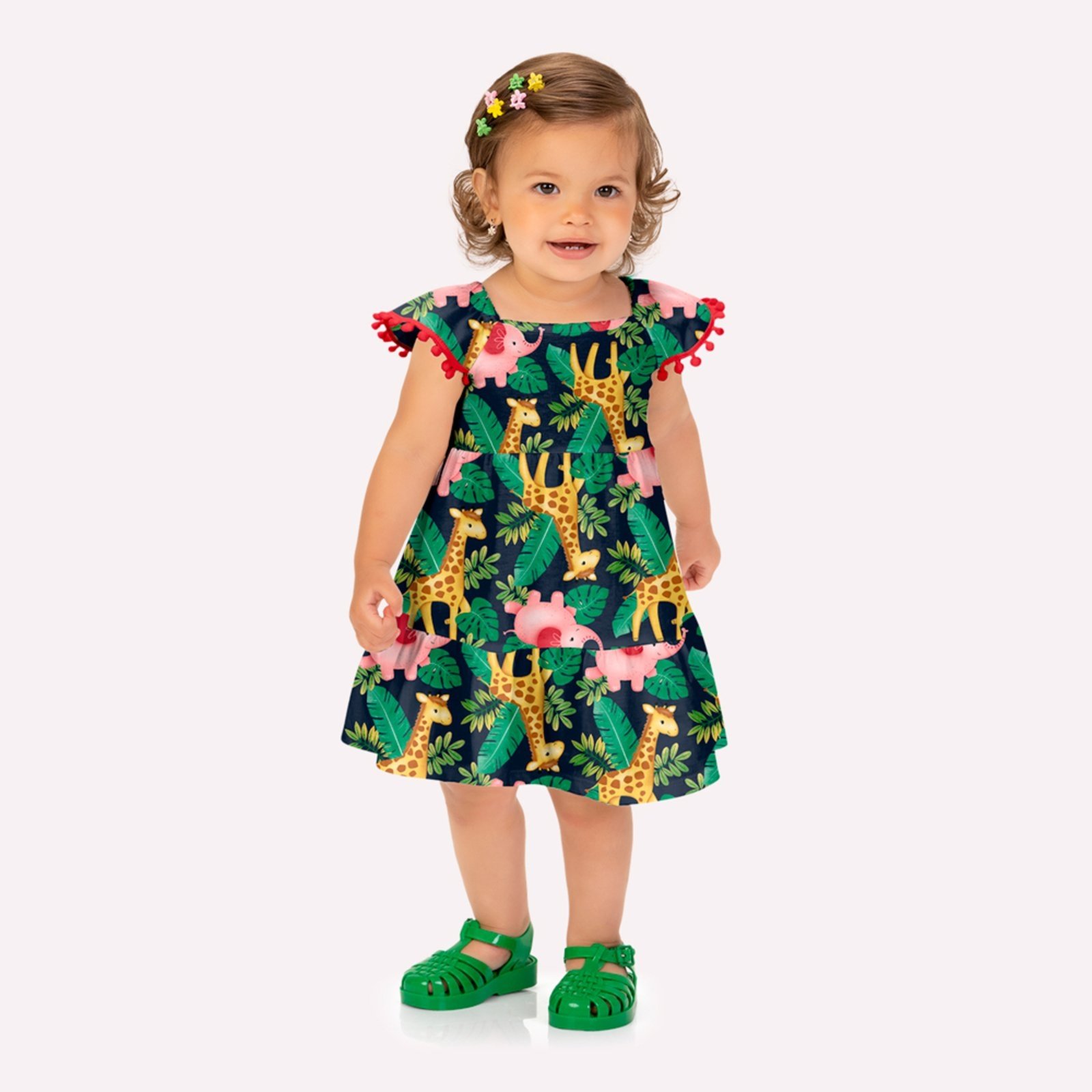 Infantil – Vestido Menina em Algodão Kyly