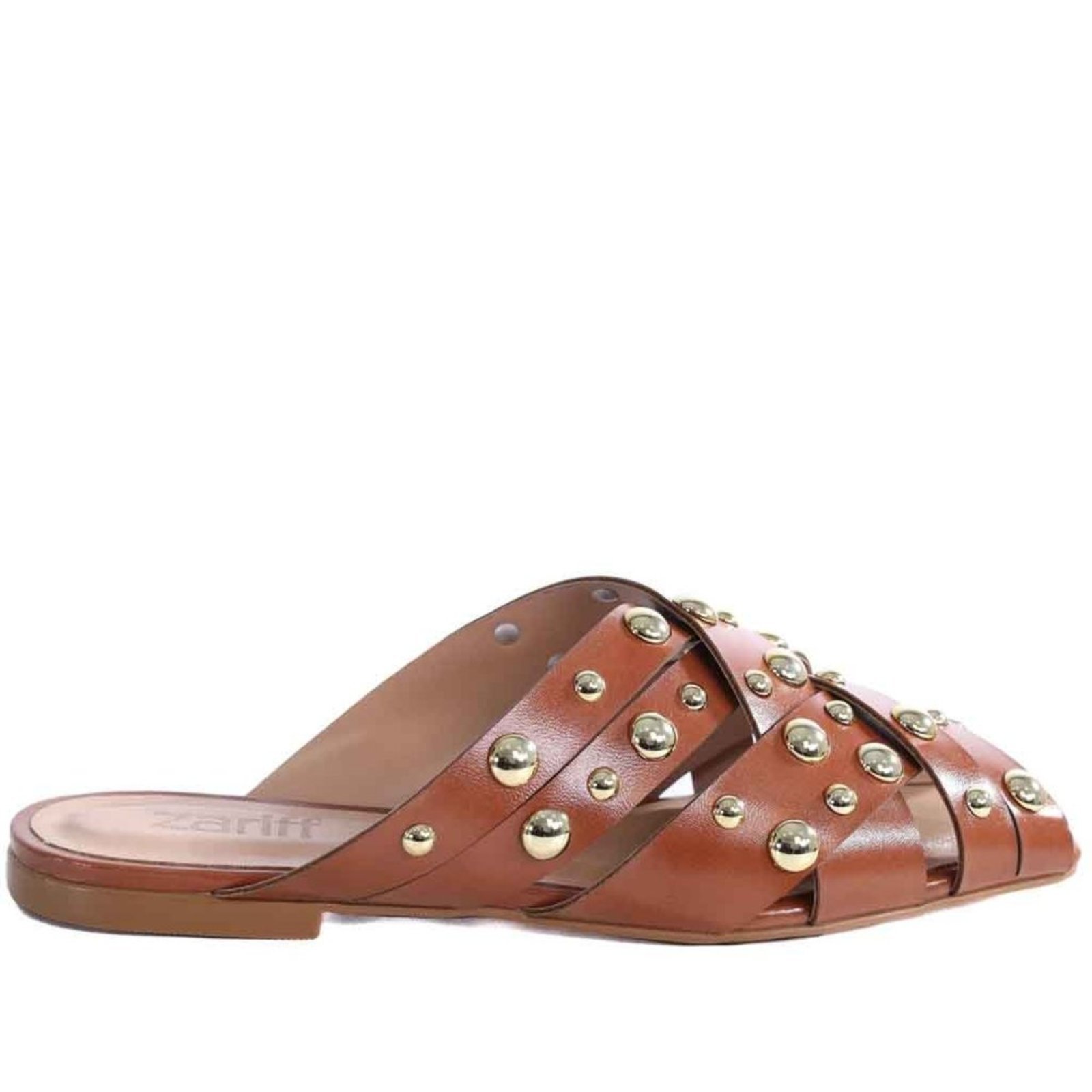 Mule Feminino Zariff com Maxi Esferas 50435-91095 Zariff Caramelo