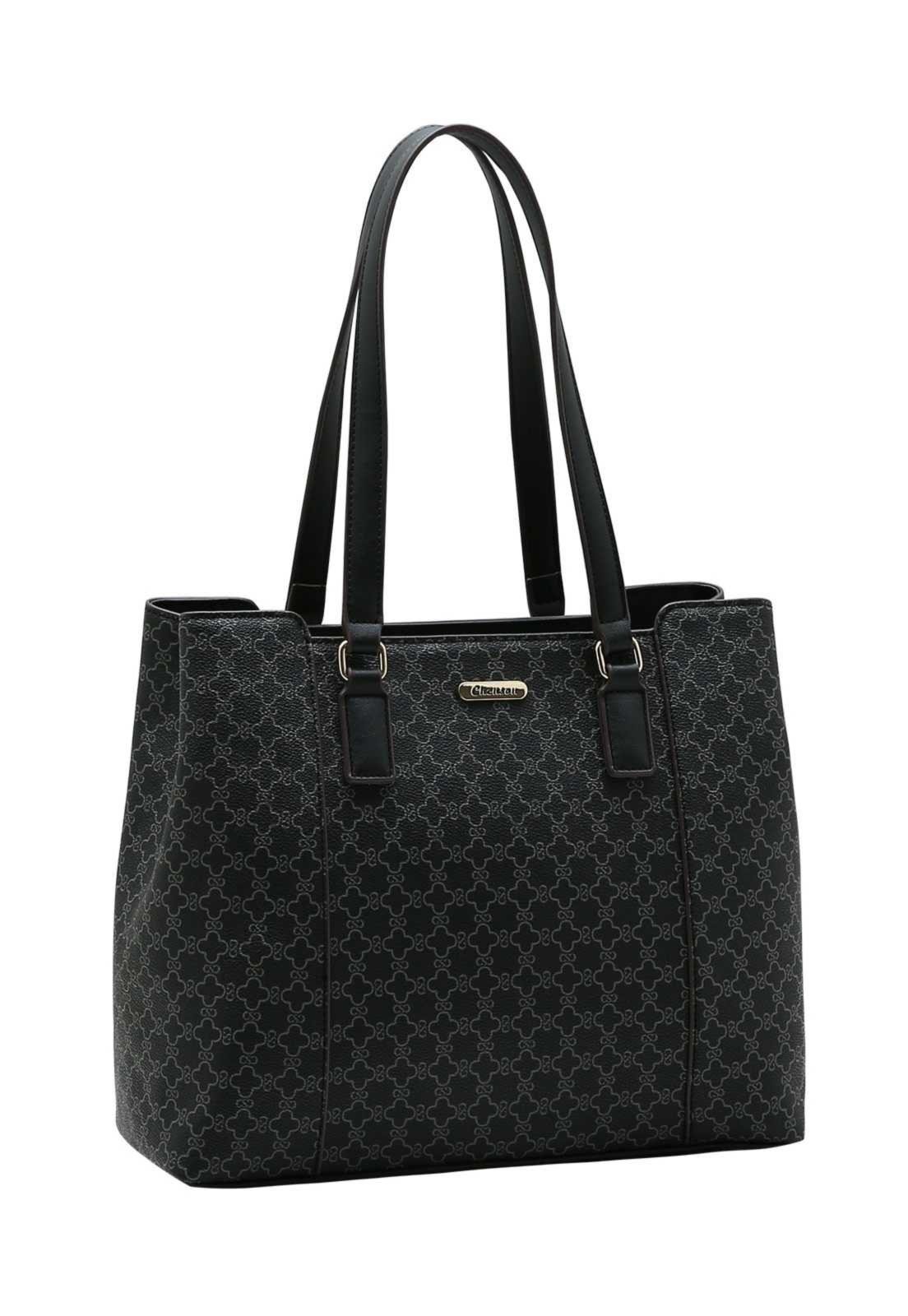 Bolsa Feminina Chenson Ombro New Elemento Gráfico 3485886 Preto