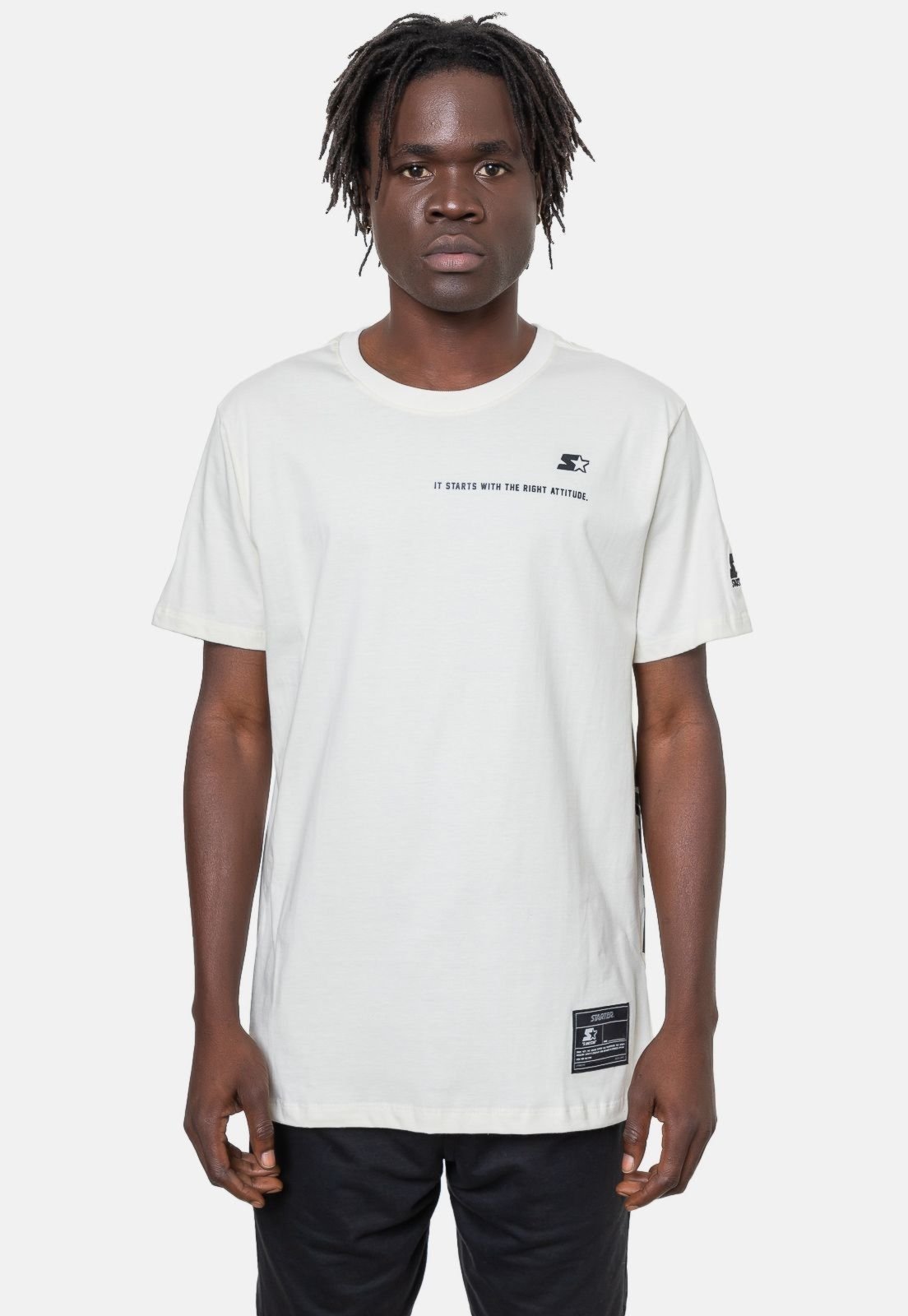 Camiseta Starter Estampada Off White