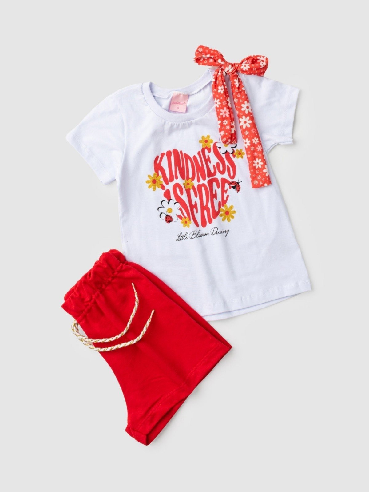 Vista 3 Infantil - Conjunto Platinum Laço De Menina PLATINUM KIDS branco PLATINUM KIDS branco