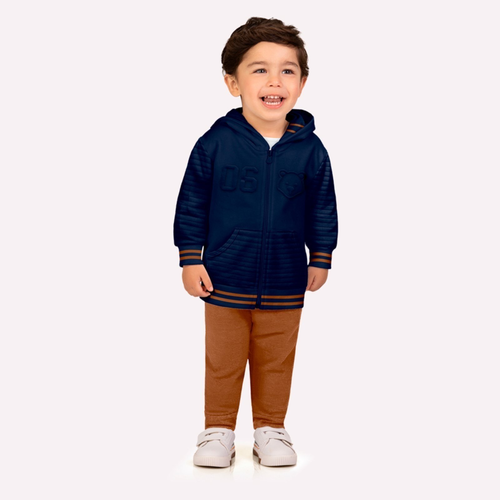 Infantil - Conjunto Menino Embossing Milon