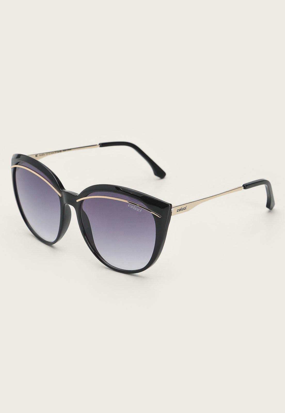 Óculos de Sol Feminino Colcci Gatinho Preto