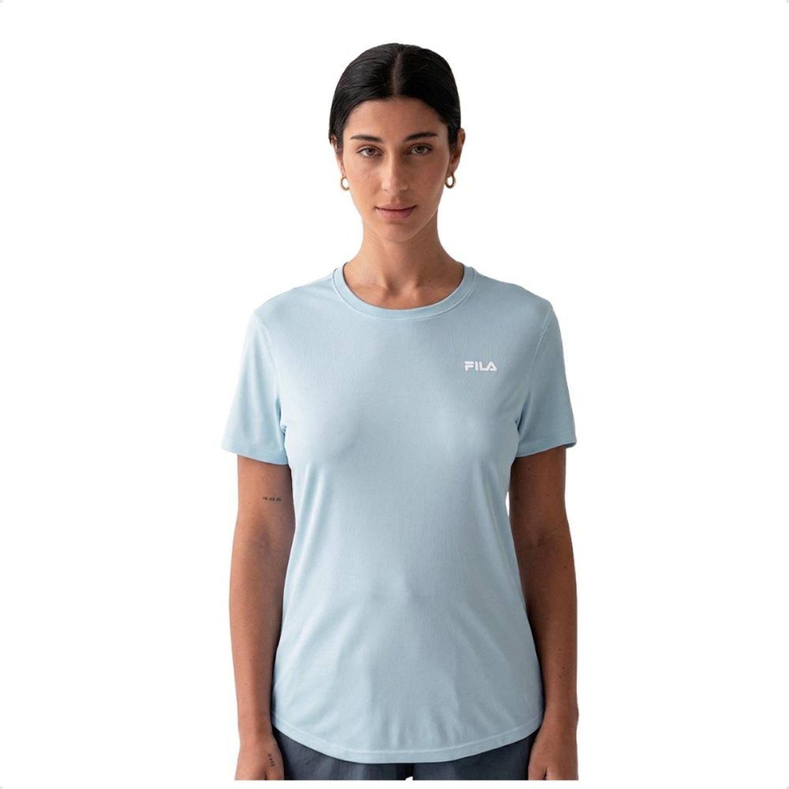 Camiseta Fila Basic Sports III Feminina Azul