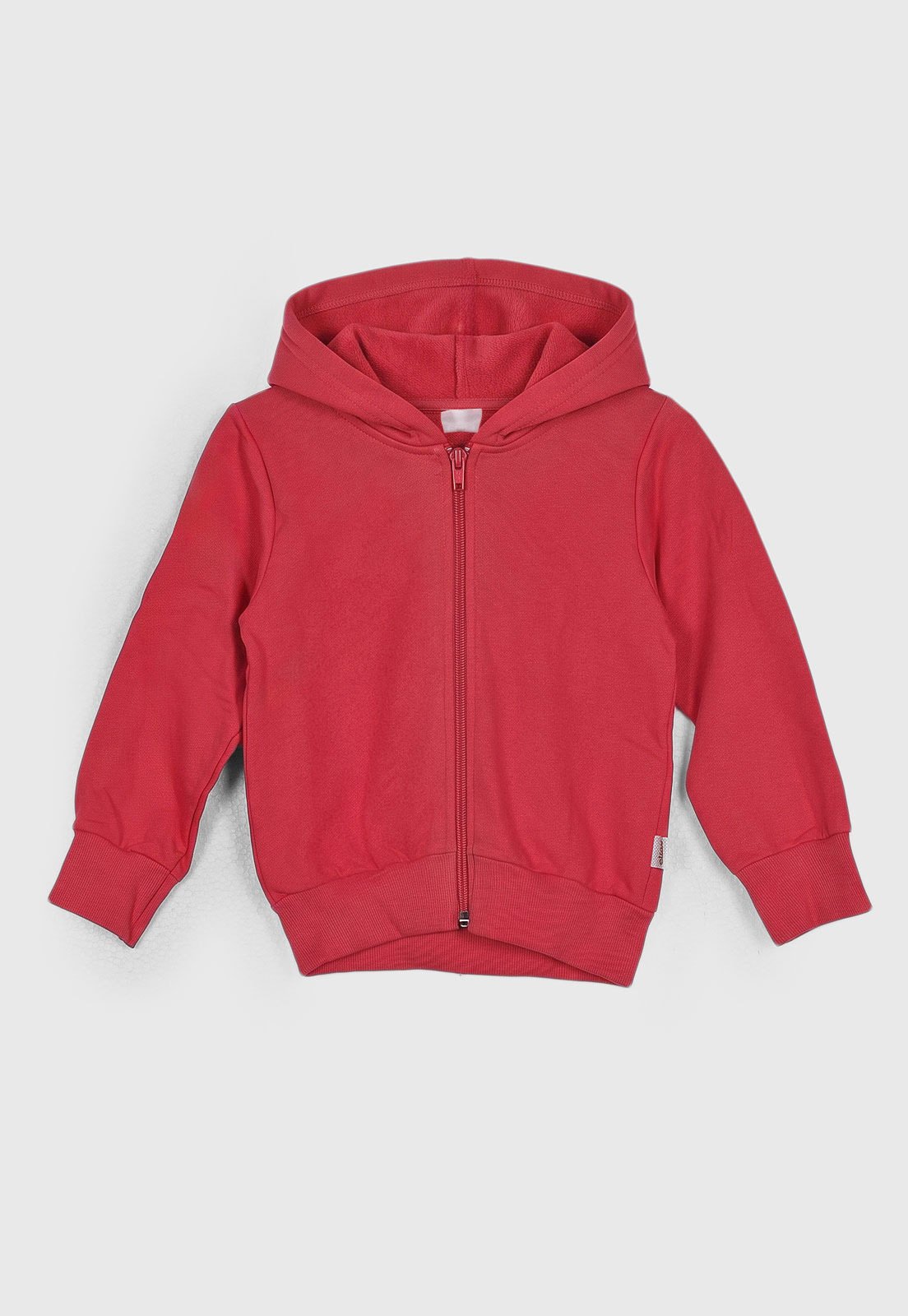 Blusa de Moletom Elian Capuz Zíper Coral
