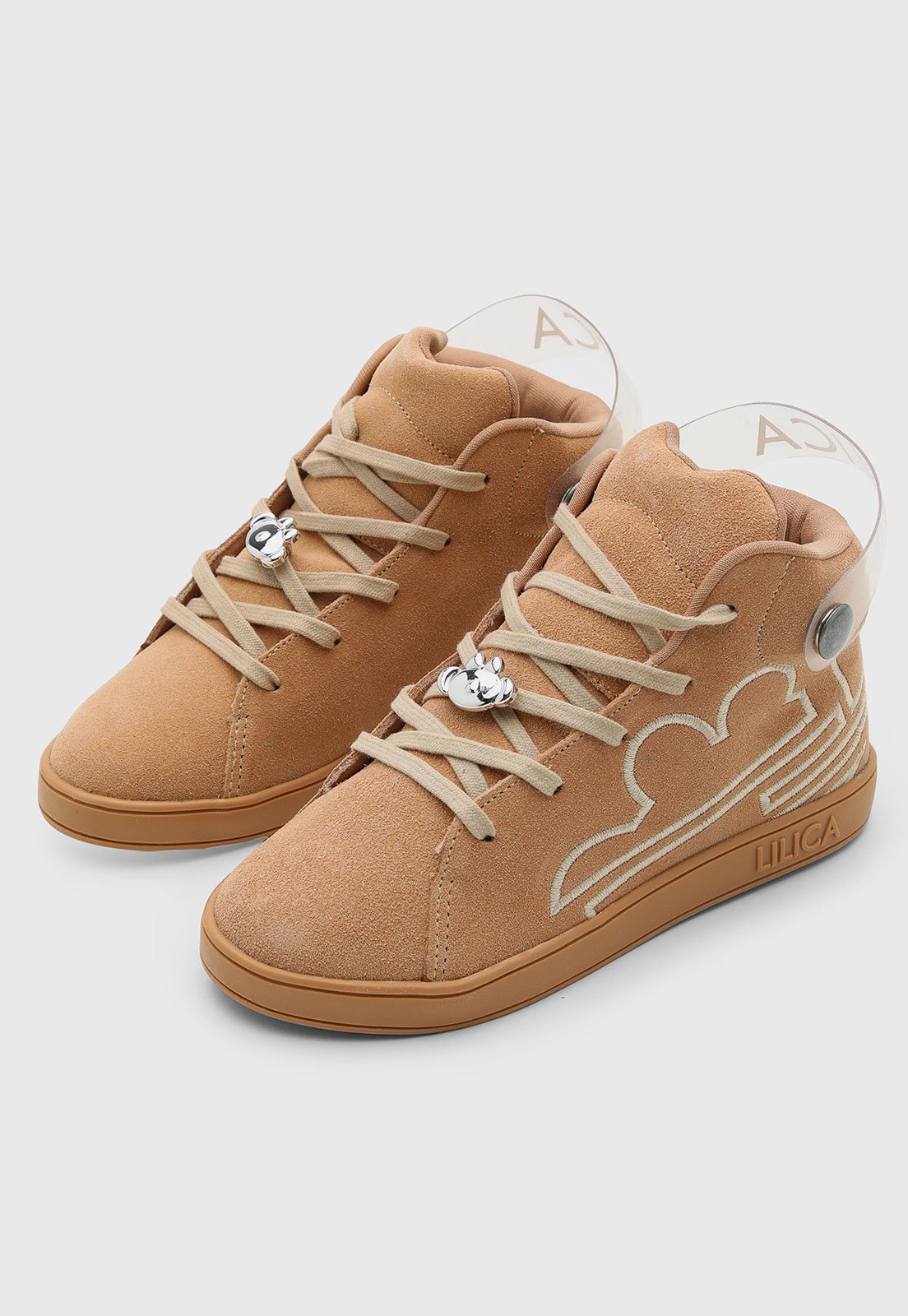 Vista 2 Infantil - Tênis Lilica Ripilica LR 91 SNK MID caramelo Lilica Ripilica caramelo