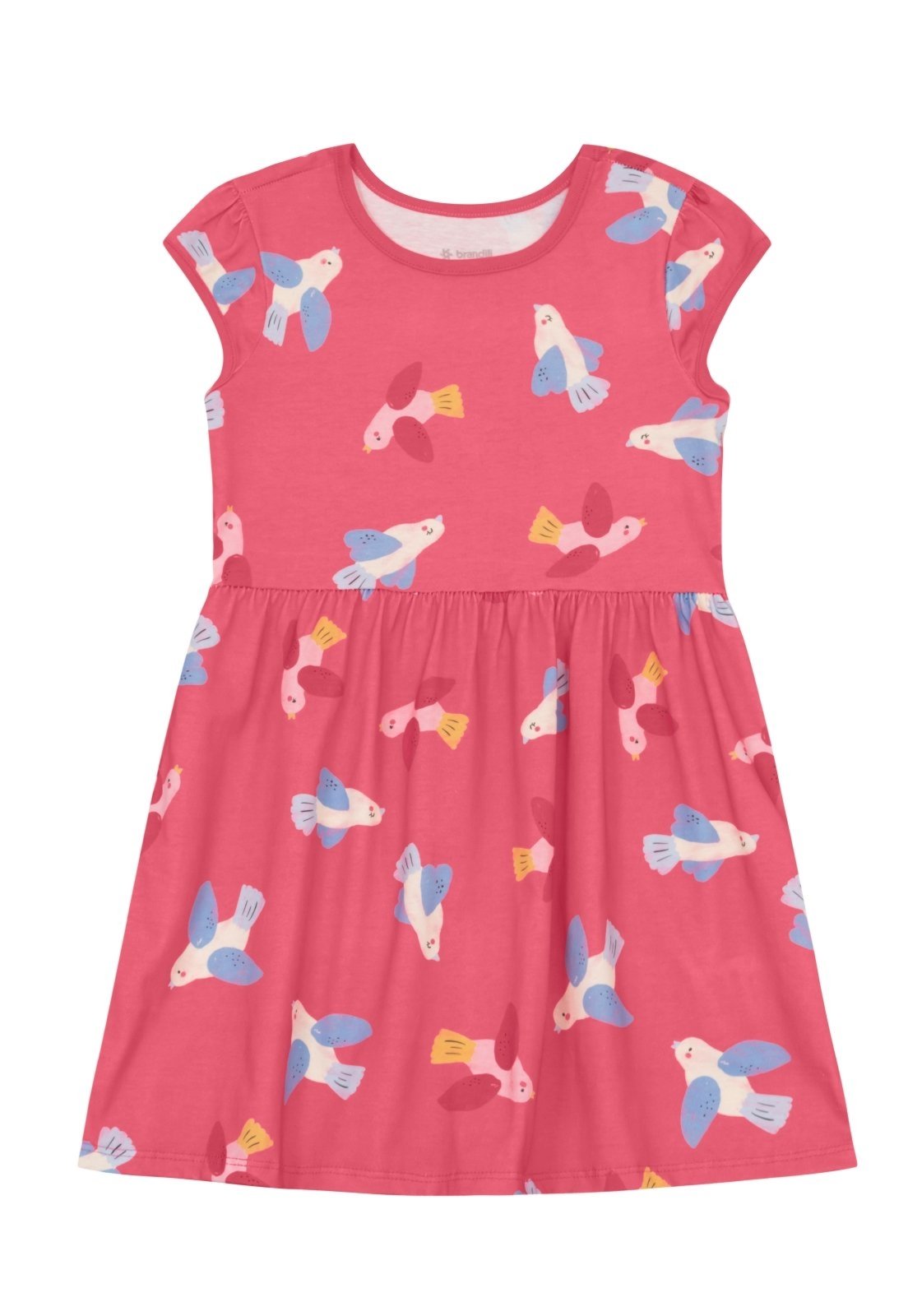 Infantil - Vestido menina em malha Brandili