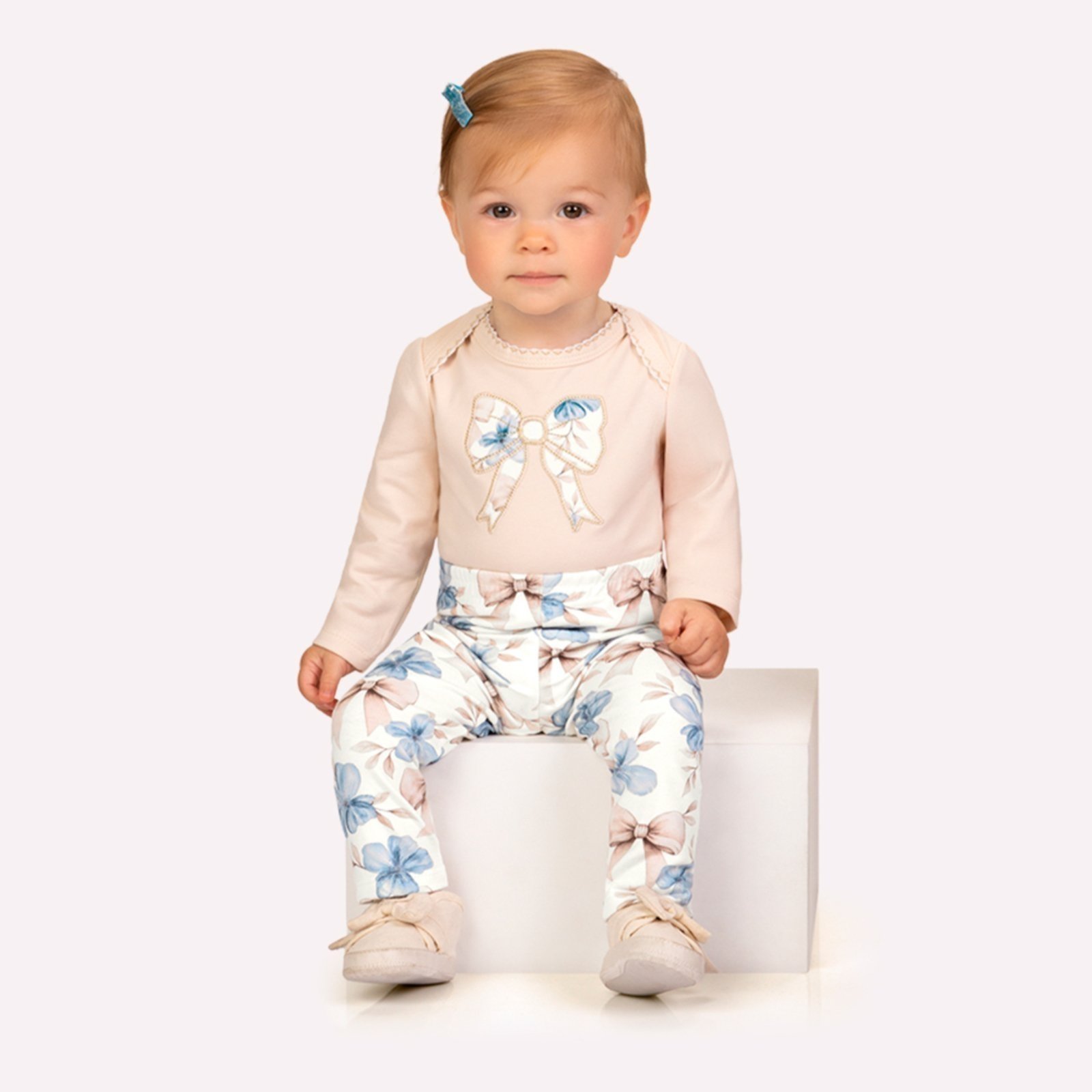 Infantil - Conjunto Menina Laço Milon