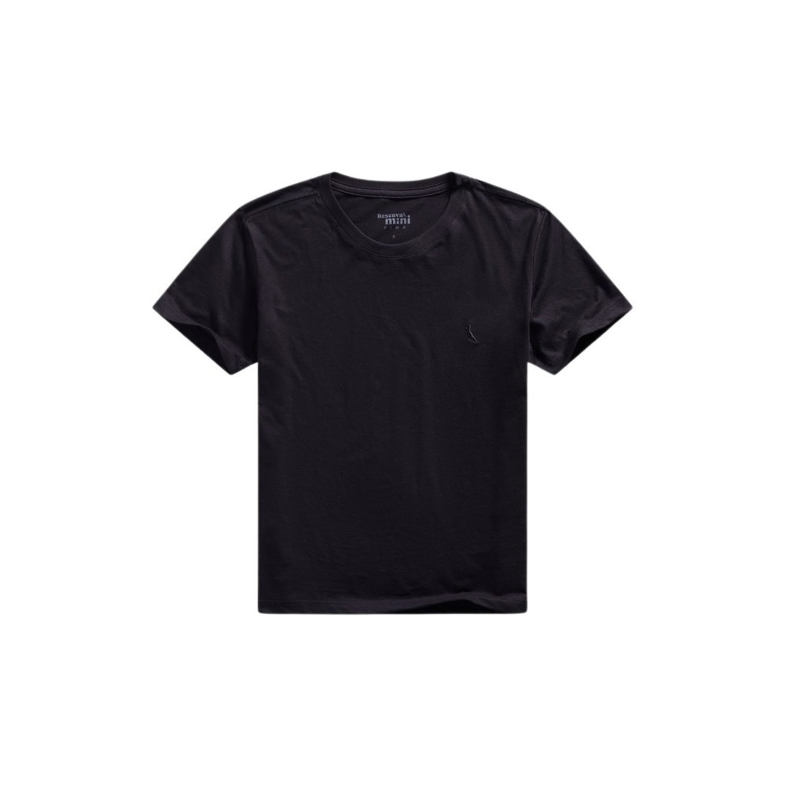 Infantil - Camiseta Pf Pima Cores Reserva Mini Preto