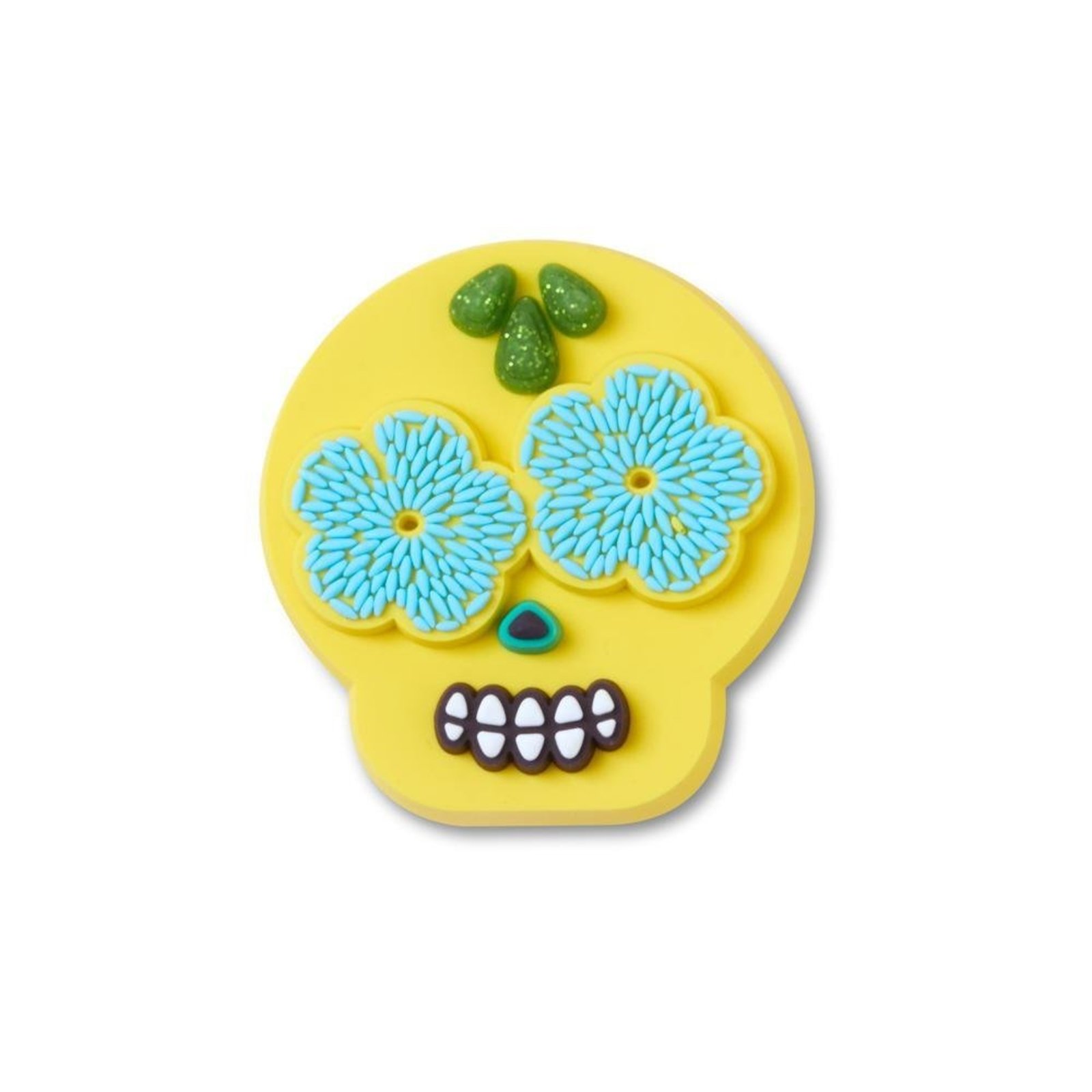 Infantil - Jibbitz™ Dia De Los Muertos Caveira 1 Único Branco