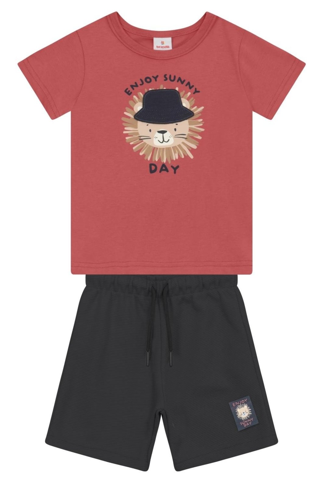 Infantil - Conjunto menino em meia malha Brandili