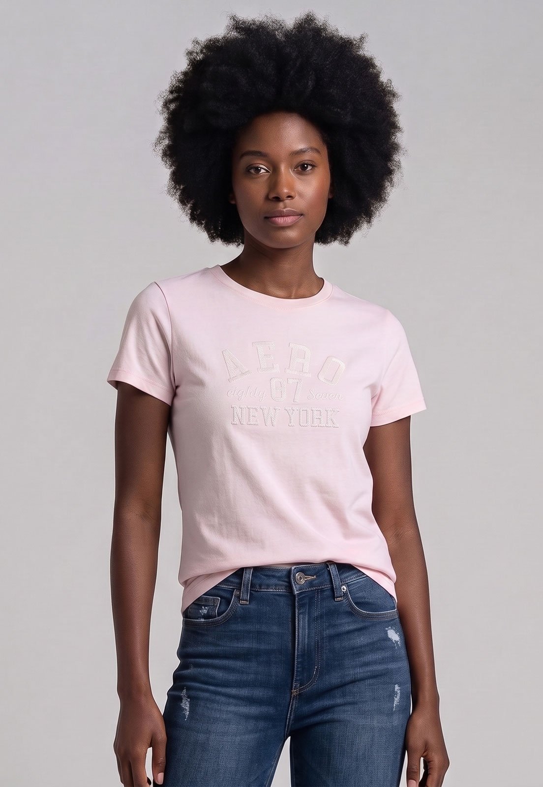 Camiseta Feminina Aeropostale Bordado — foto 2