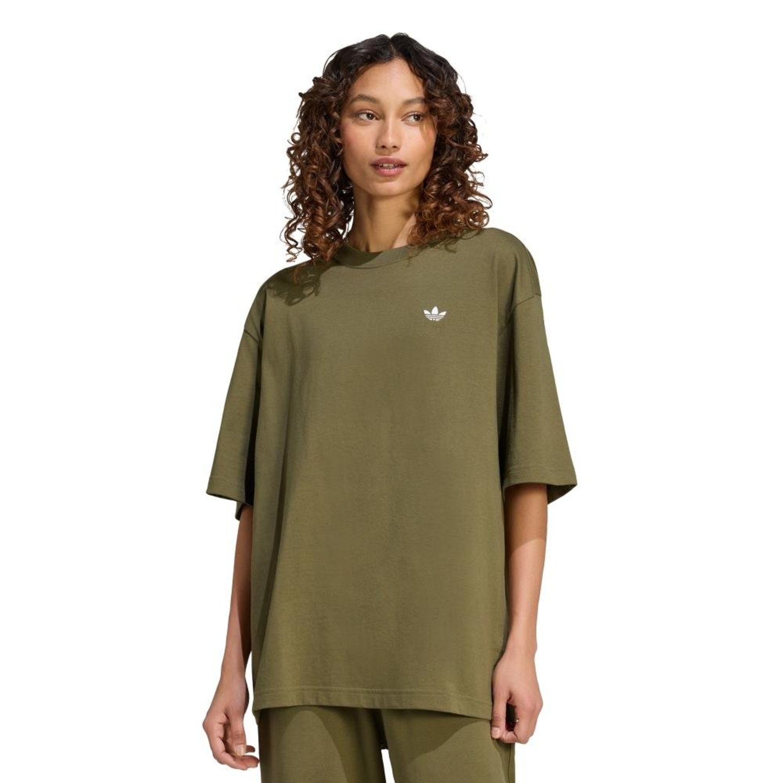 CAMISETA ESSENTIALS BOYFRIEND adidas Originals Verde