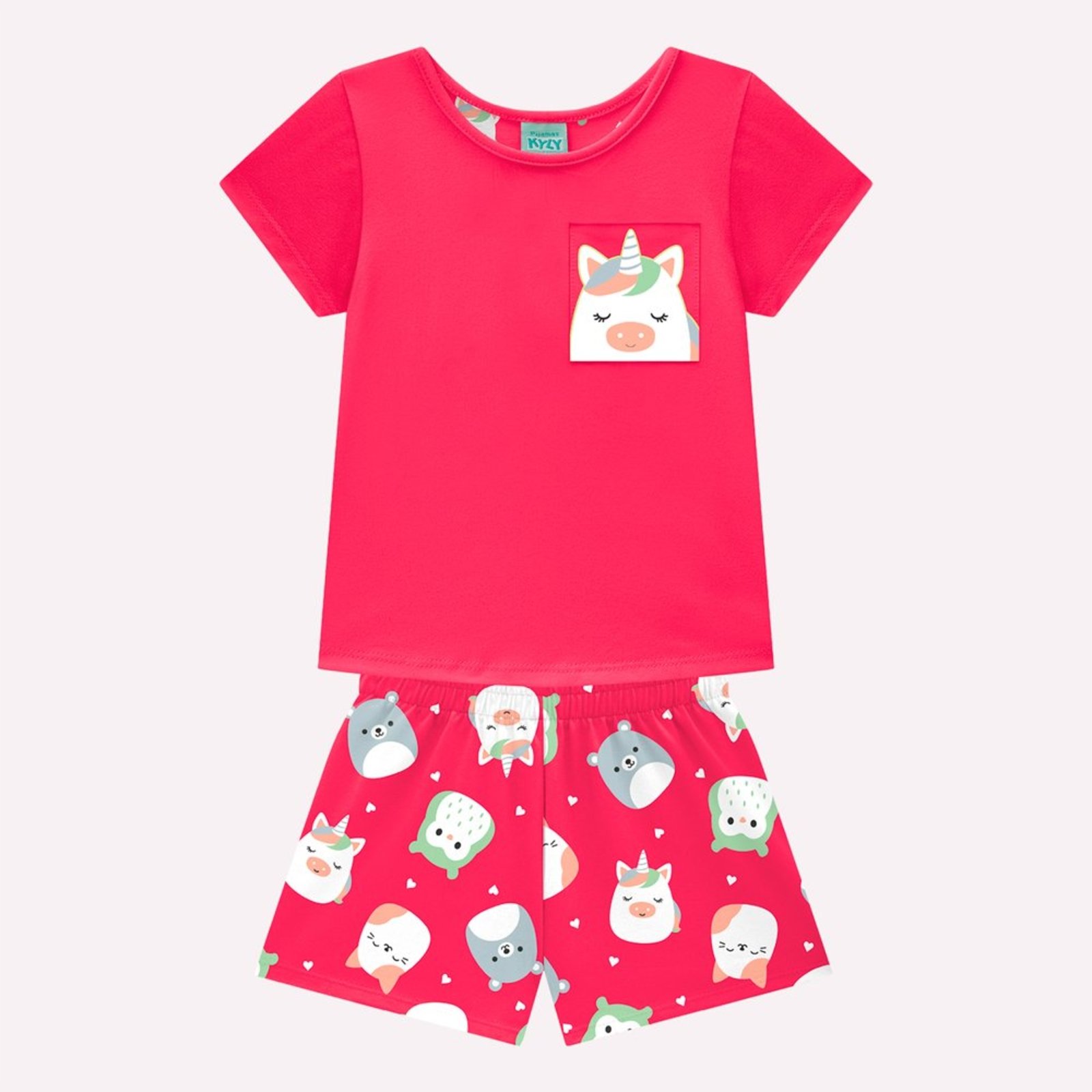 Pijama Menina Bordado Kyly