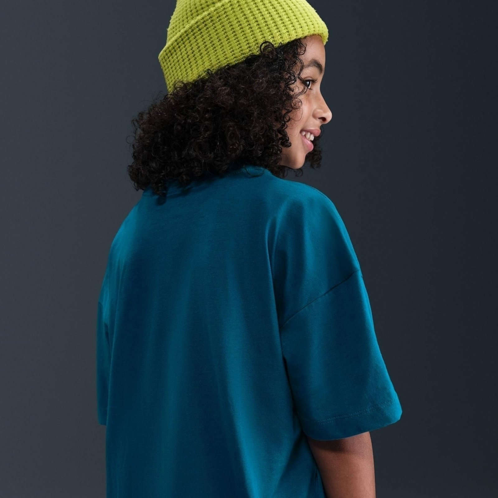 Vista 3 Infantil - Camiseta Nike Sportswear Butterfly Oversized preto Nike preto
