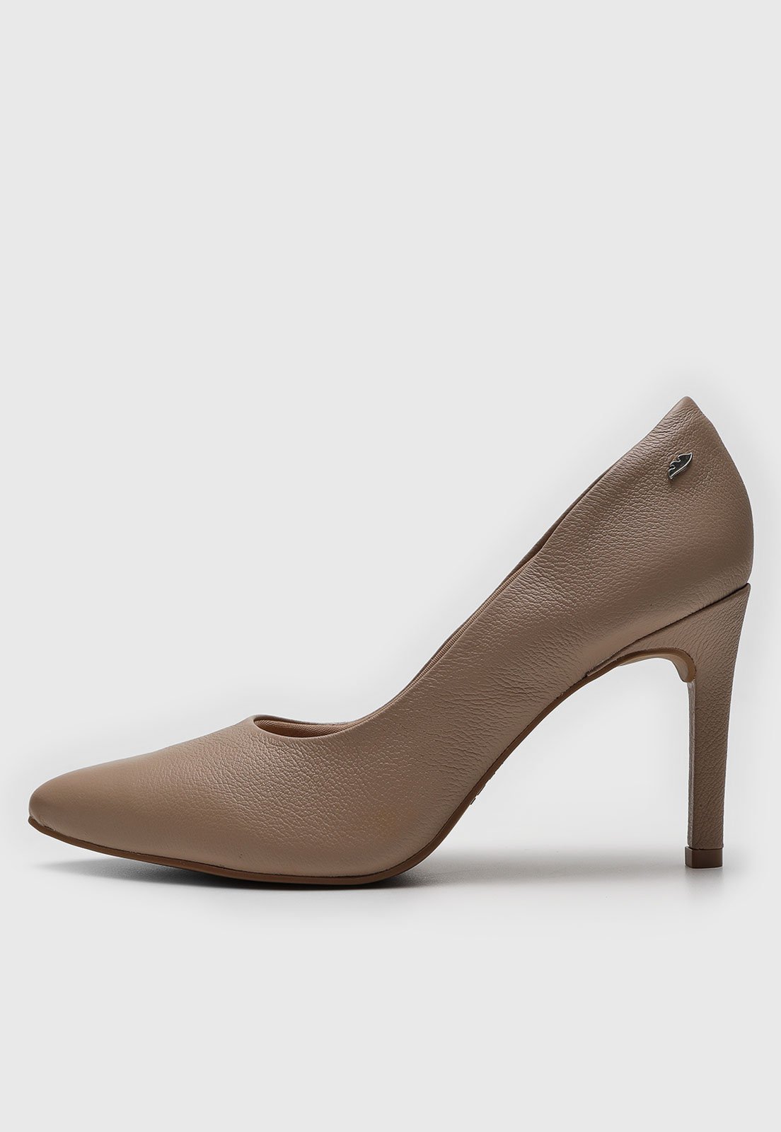 Scarpin Dakota Liso Bege