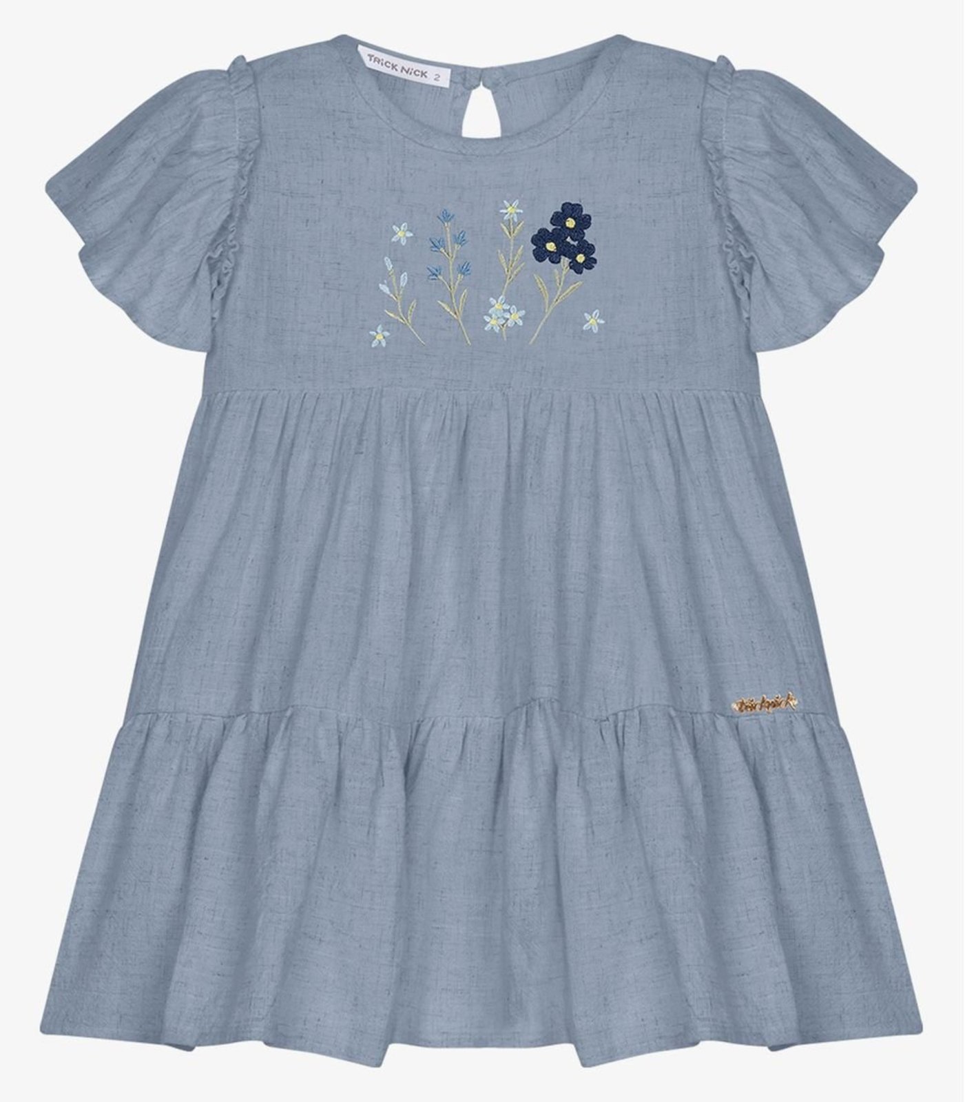 Infantil - Vestido Trick Nick Azul