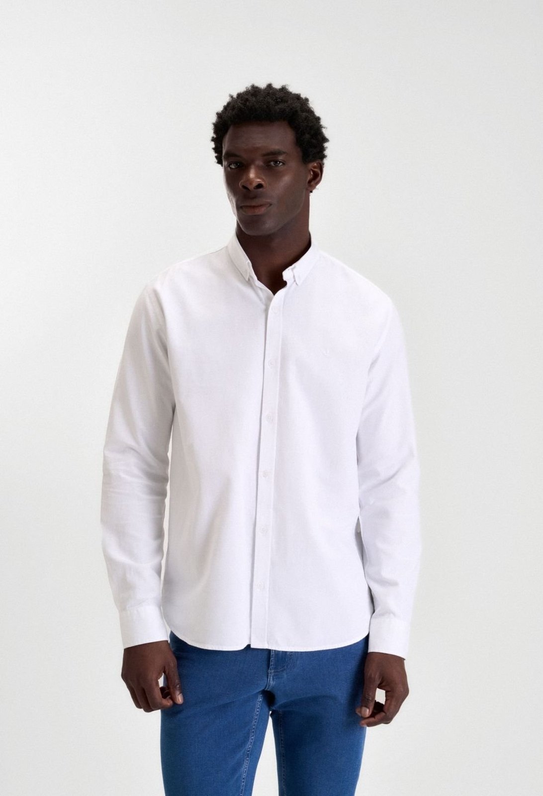 CAMISA DOCTHOS RELAXED FIT MANGA LONGA OXFORD Camisa Manga Longa Docthos Relaxed Fit Oxford 001 Branco P