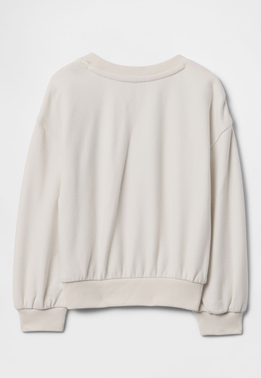 Vista 3 Blusa de Moletom GAP Logo cinza GAP cinza