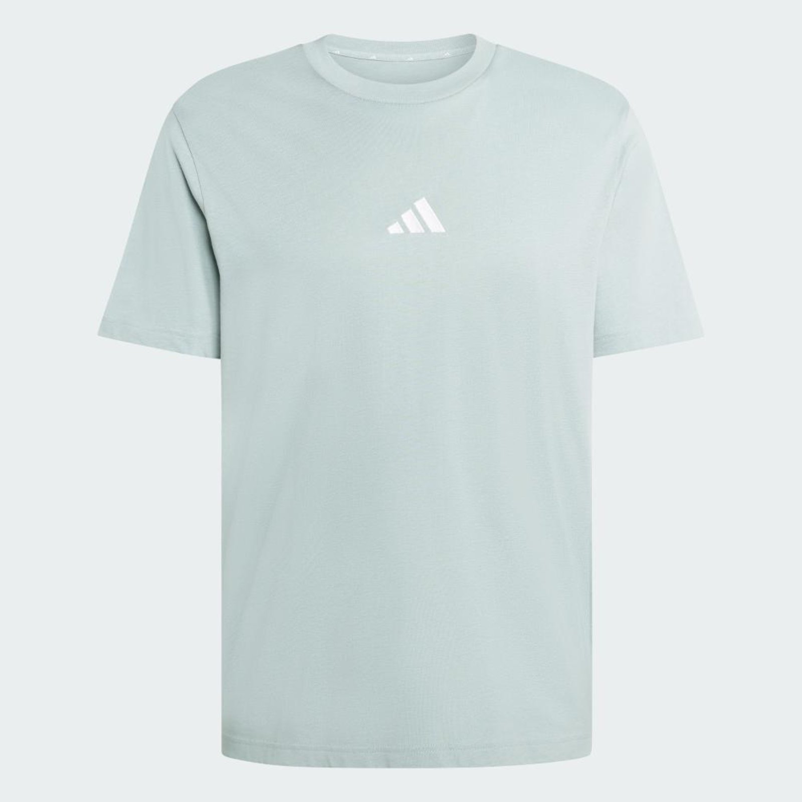 Vista 3 Camiseta Essentials de malha simples com logotipo pequeno adidas Sportswear verde adidas Sportswear verde
