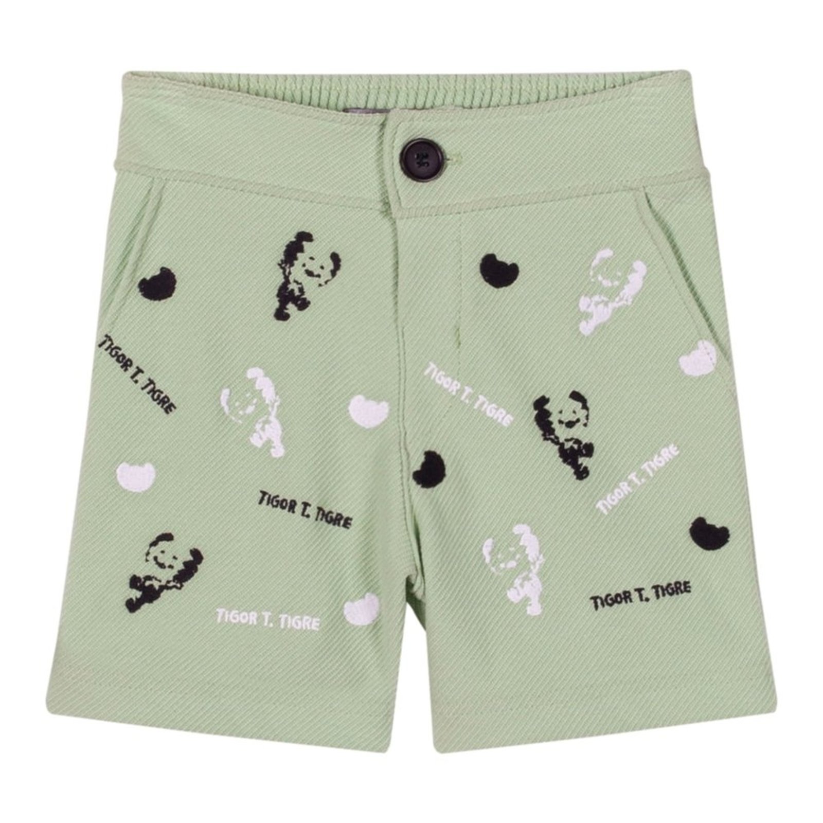 Infantil - Bermuda Moletom Masculina Tigor T. Tigre