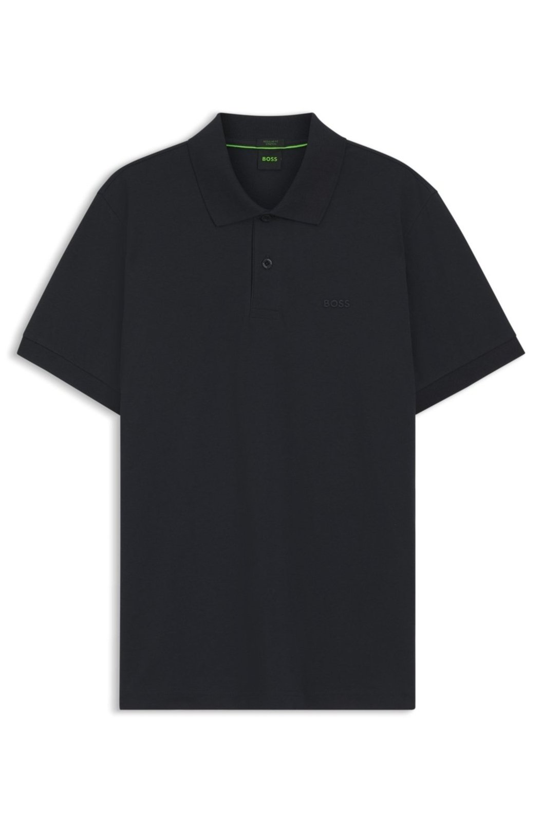 Polo De Ajuste Regular Com Logo Bordado