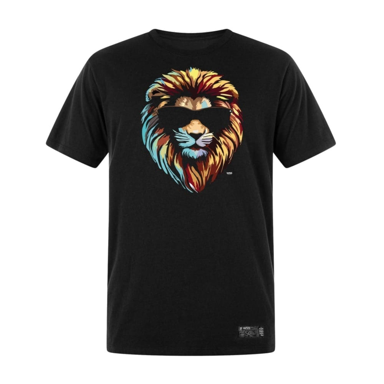 Camiseta Masculina Preta Algodão Prime Lion’s Eye Big Pop Prime WSS Preto