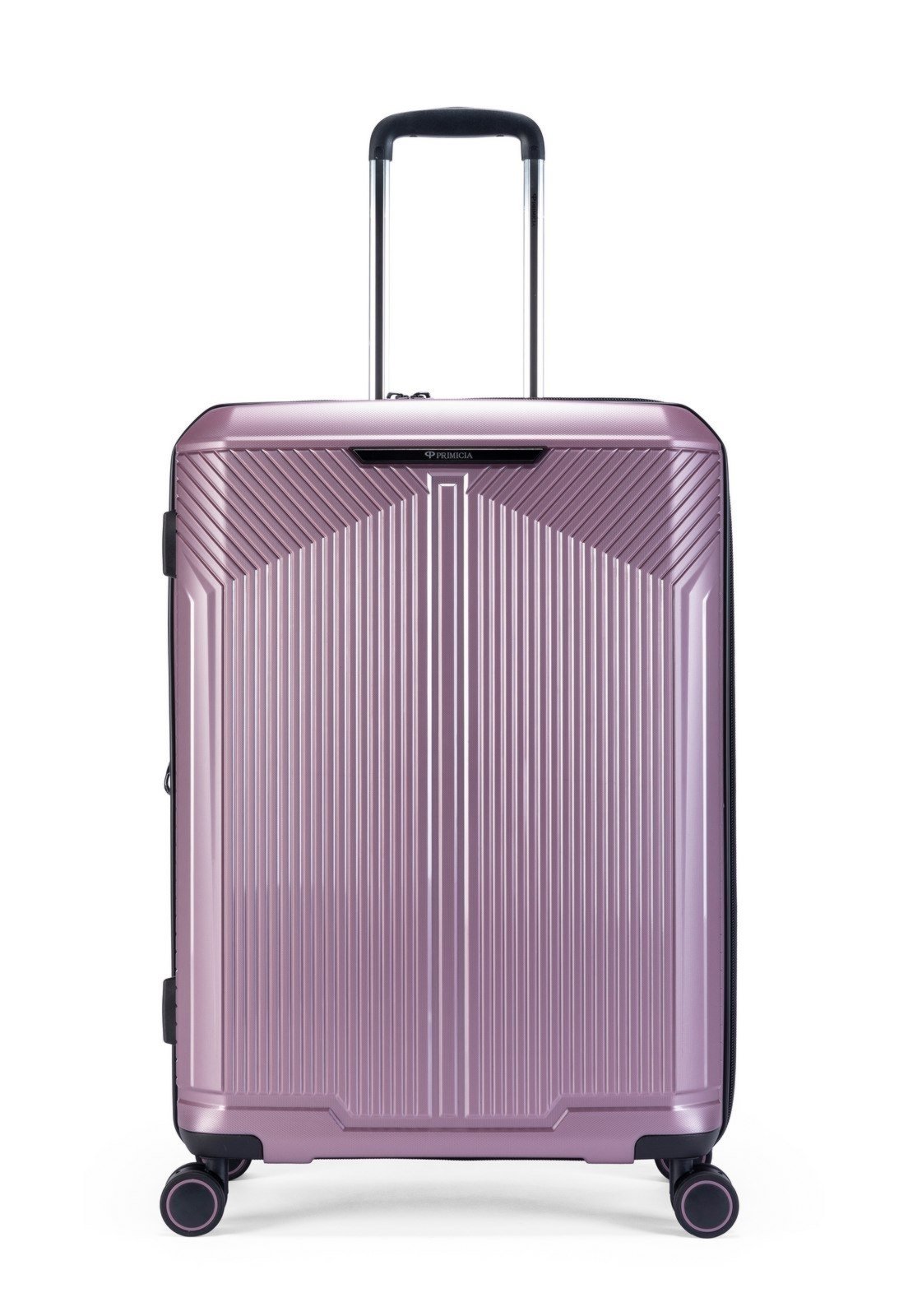 Vista 3 Kit Com 3 Malas De Viagem ABS Rígido Primicia Rodinhas 360° Reforçada com Cadeado TSA Espaçosa cinza Primicia cinza