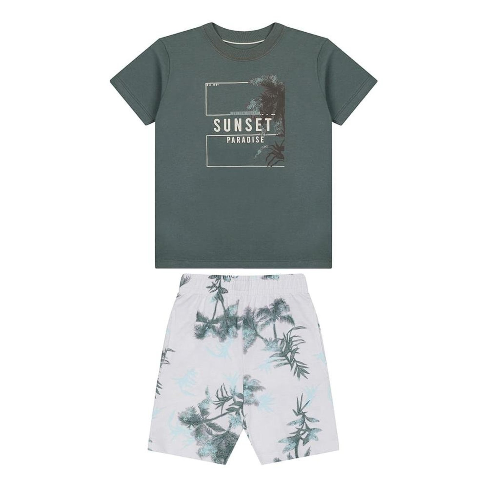 Infantil - Conjunto Curto Estampado Menino Marisol