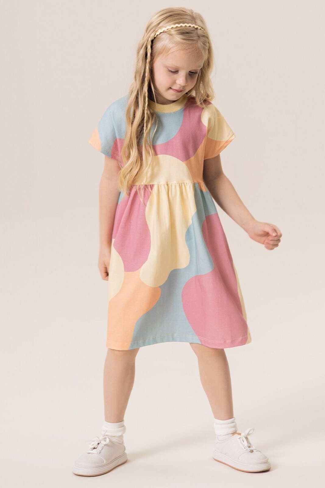 Infantil - Vestido Bugbee em Cotton Estampado