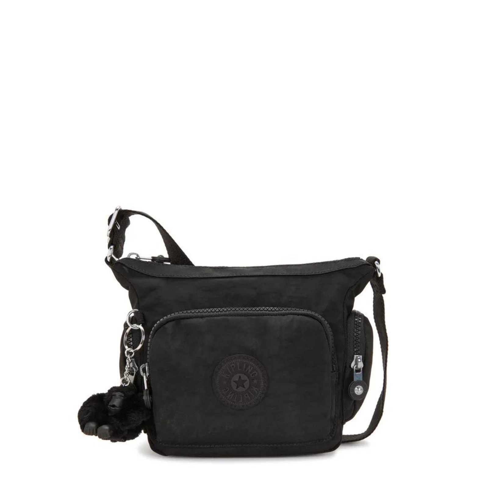 Vista 2 Bolsa Kipling Gabbie Mini Black Noir preto black Kipling preto black
