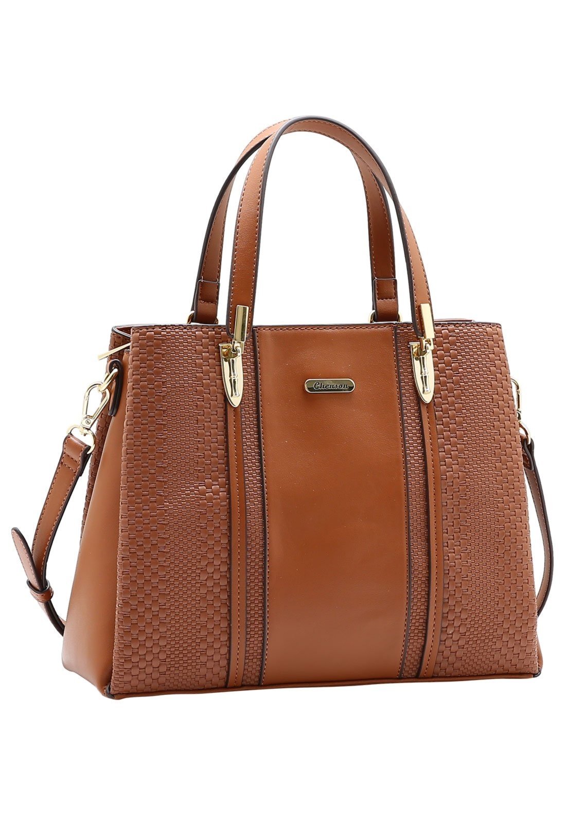 Bolsa Feminina Chenson Mão Mini Tressê 3485652 Café