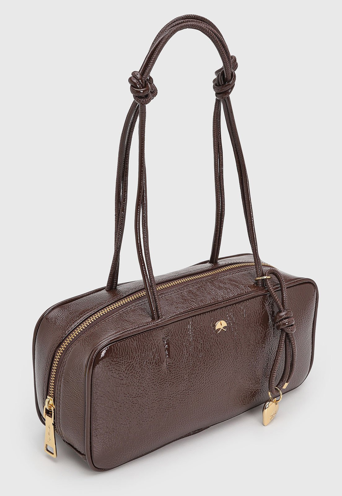 Vista 3 Bolsa Feminina Luiza Barcelos Média caramelo Luiza Barcelos caramelo