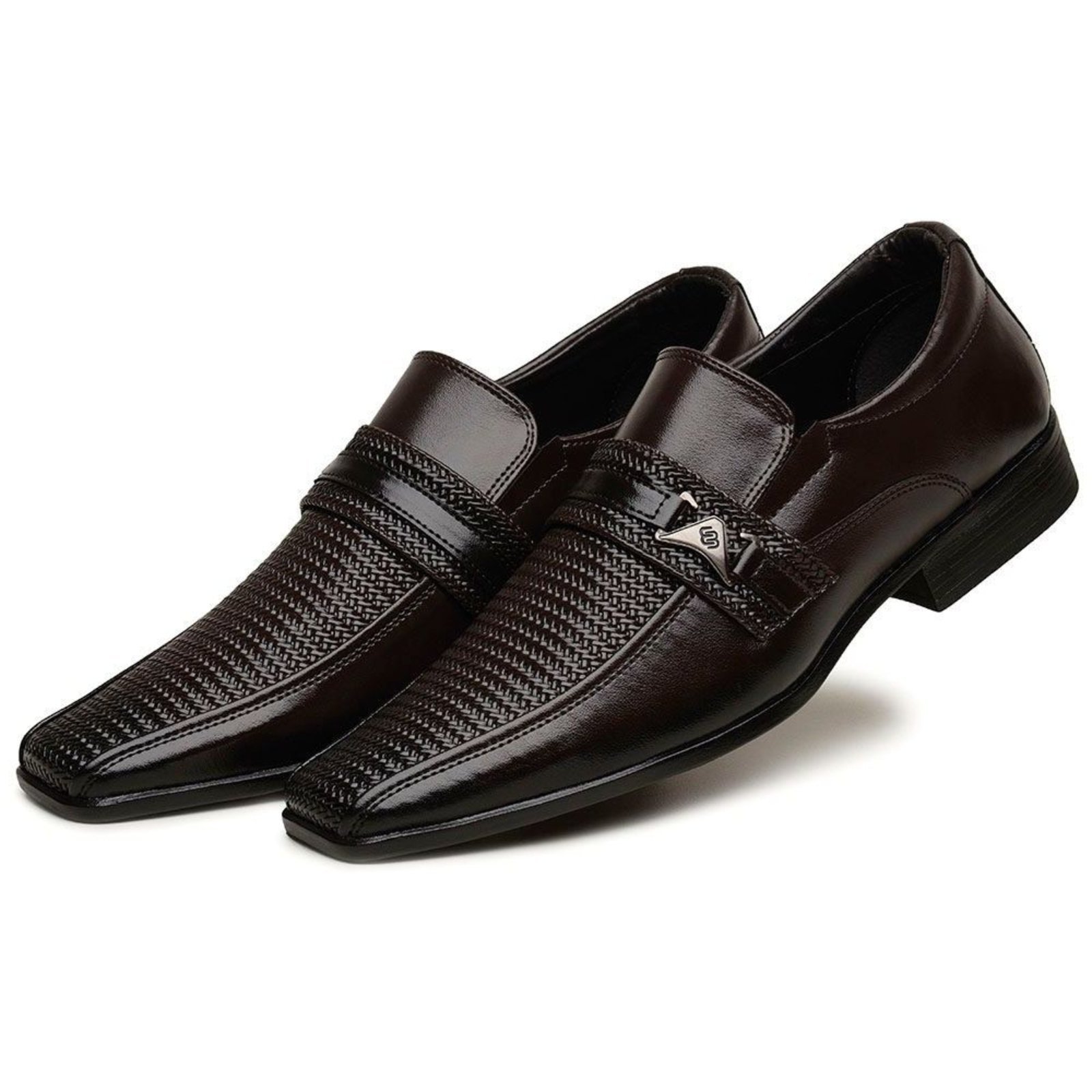 Sapato Masculino Social Macio Elegante Clássico Luxuoso Café
