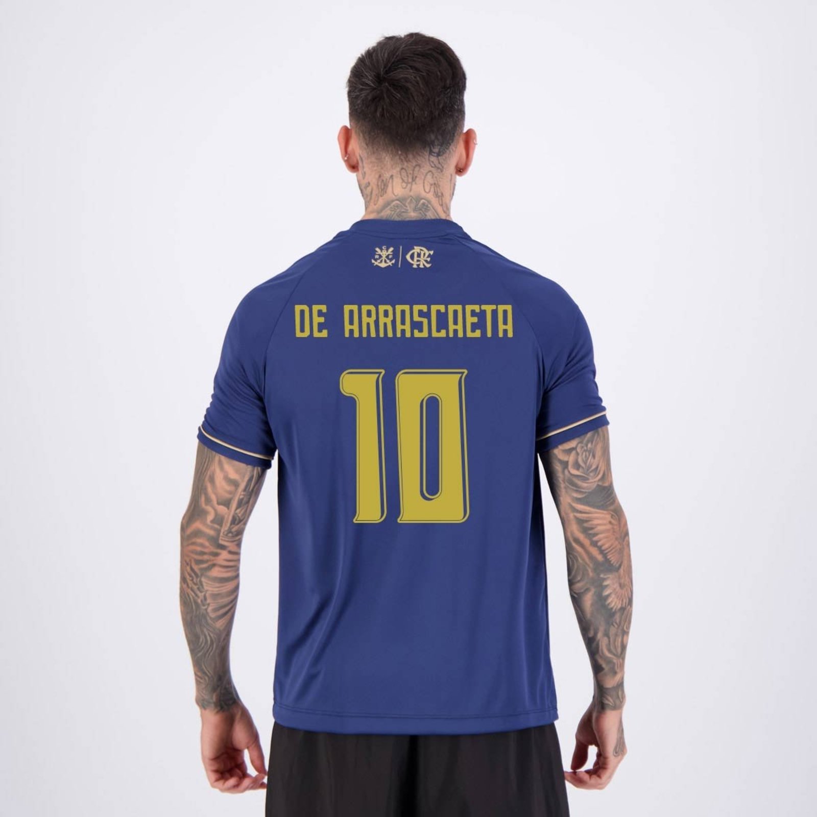 Camisa Flamengo Frequência Marinho 10 De Arrascaeta
