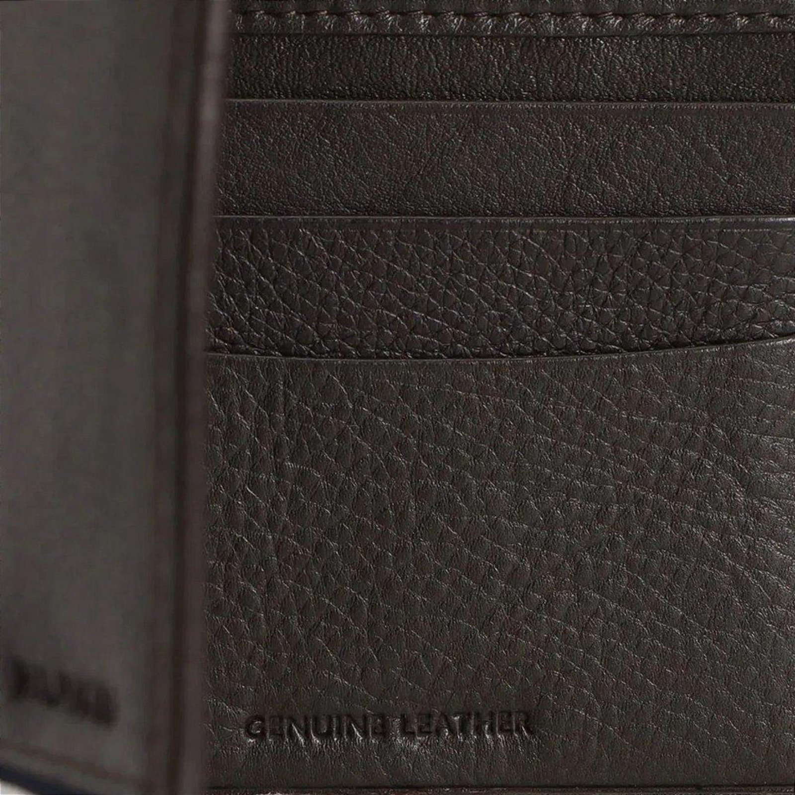 Vista 3 Carteira Tommy Hilfiger Milled Passcase Marrom preto Tommy Hilfiger preto