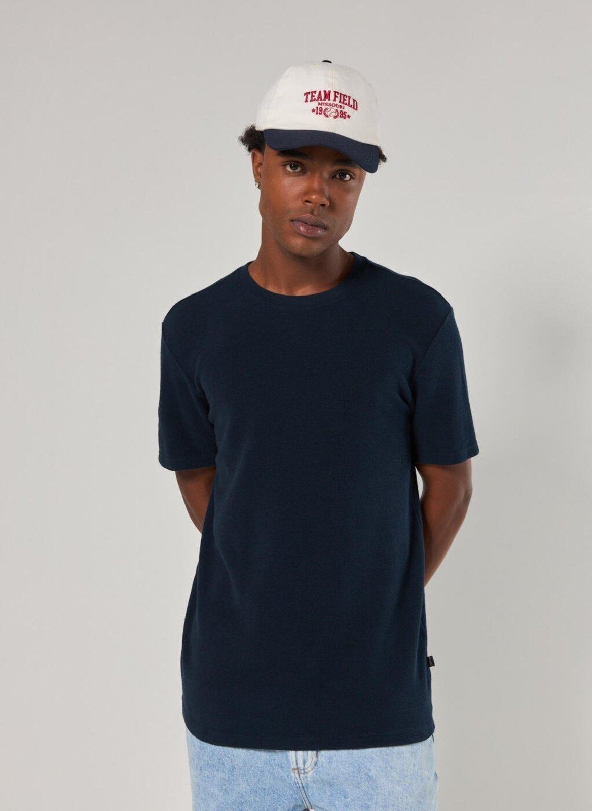 Camiseta Manga Curta Estonada Com Textura
