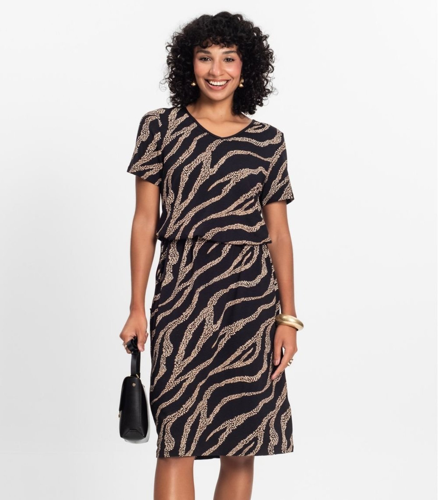 Vestido Midi Feminino Select Preto