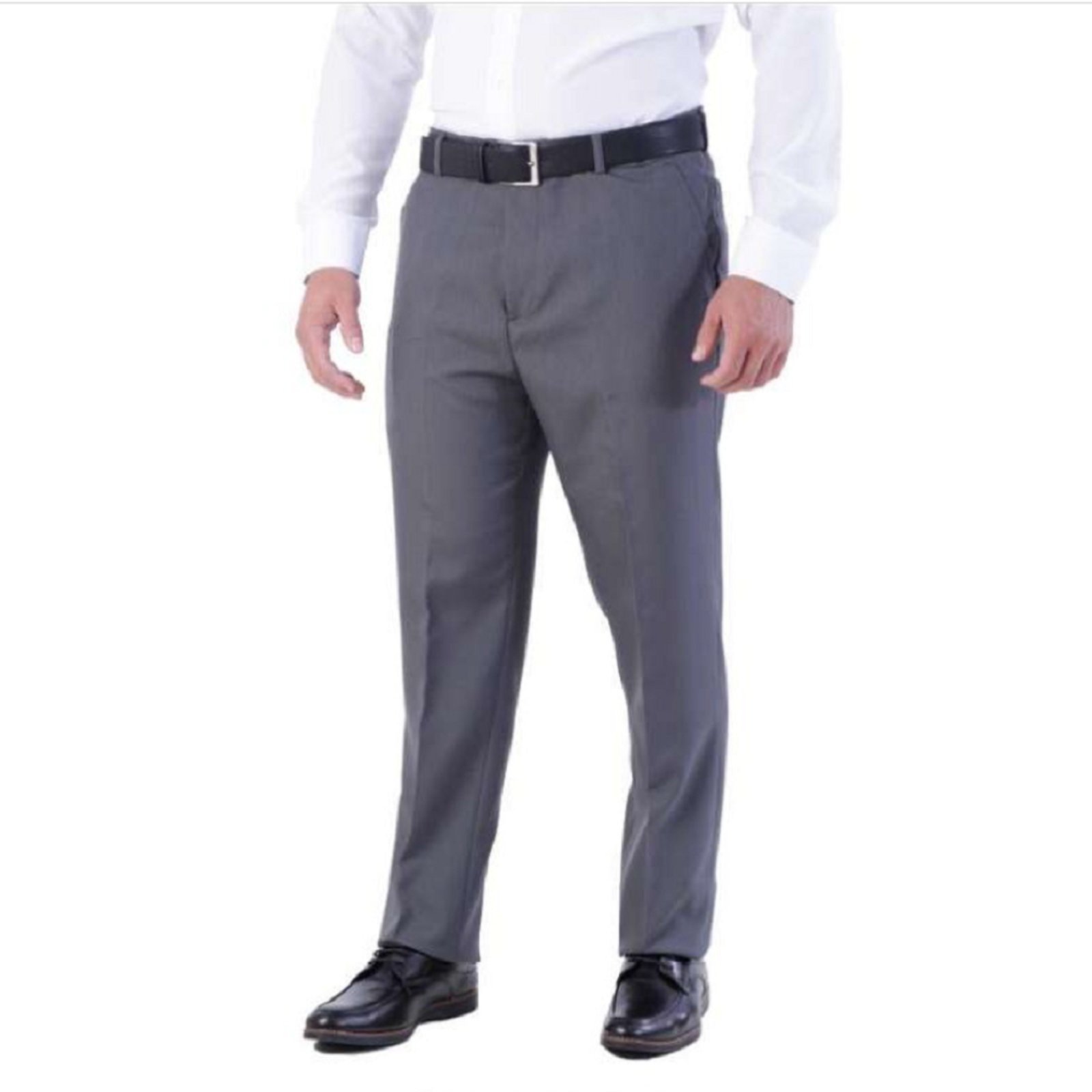Calça social alfaiataria Oxford Amil Conforto e Qualidade Chumbo