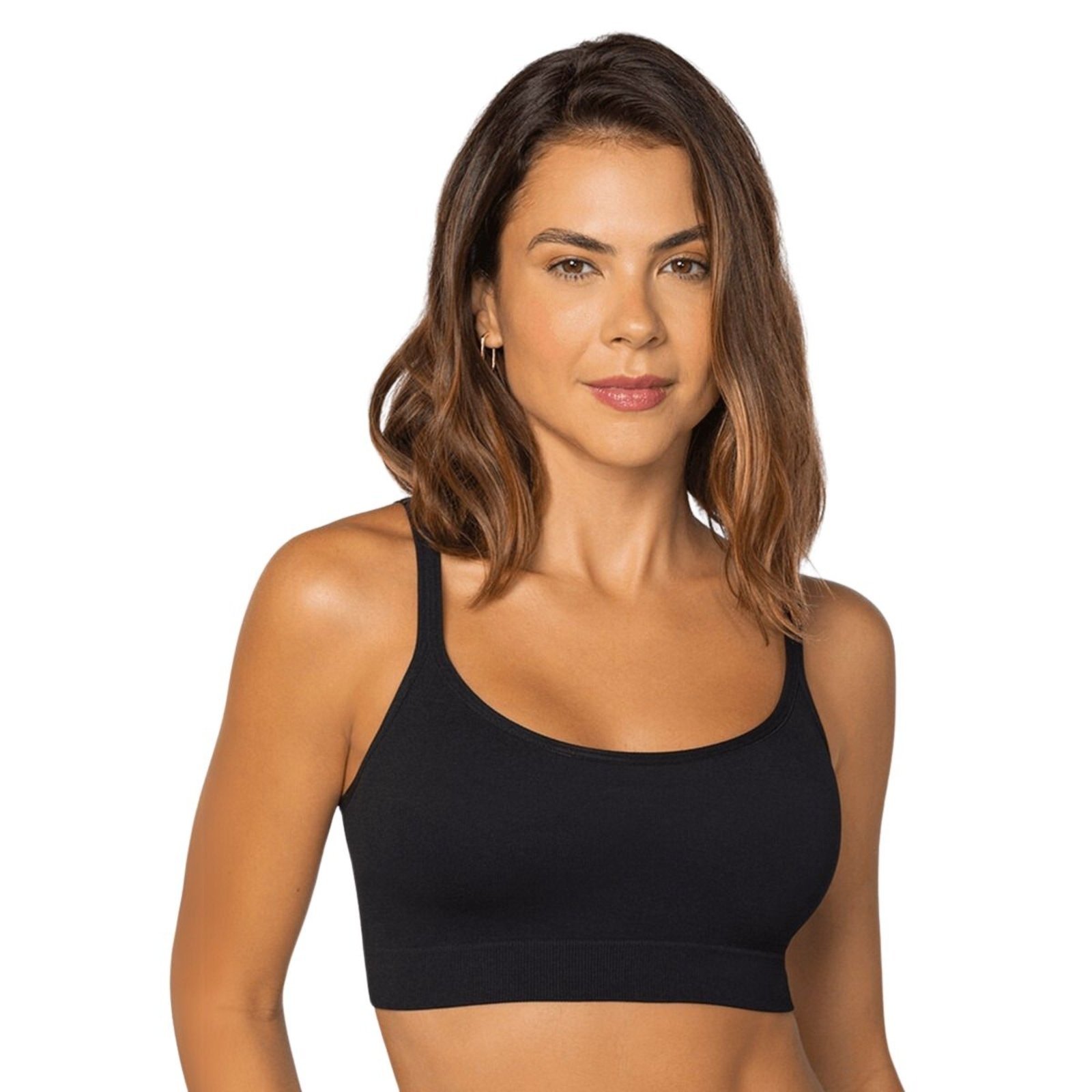 Top Power Básico Sem Costura Clássica Loba Lupo