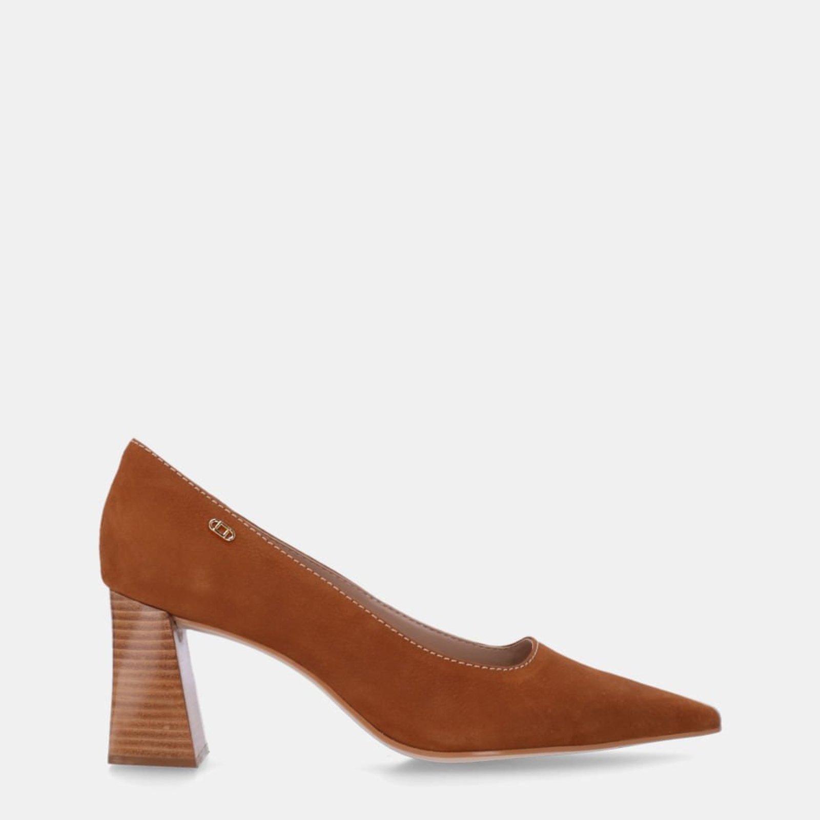 Scarpin Bison Caramelo - 60980001 Luz da Lua