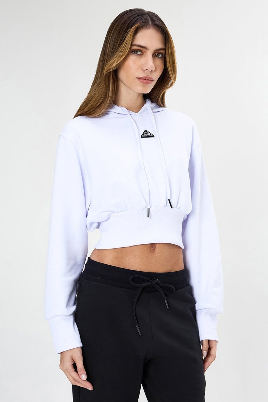 Moletom Cropped Com Ribana Coca-Cola
