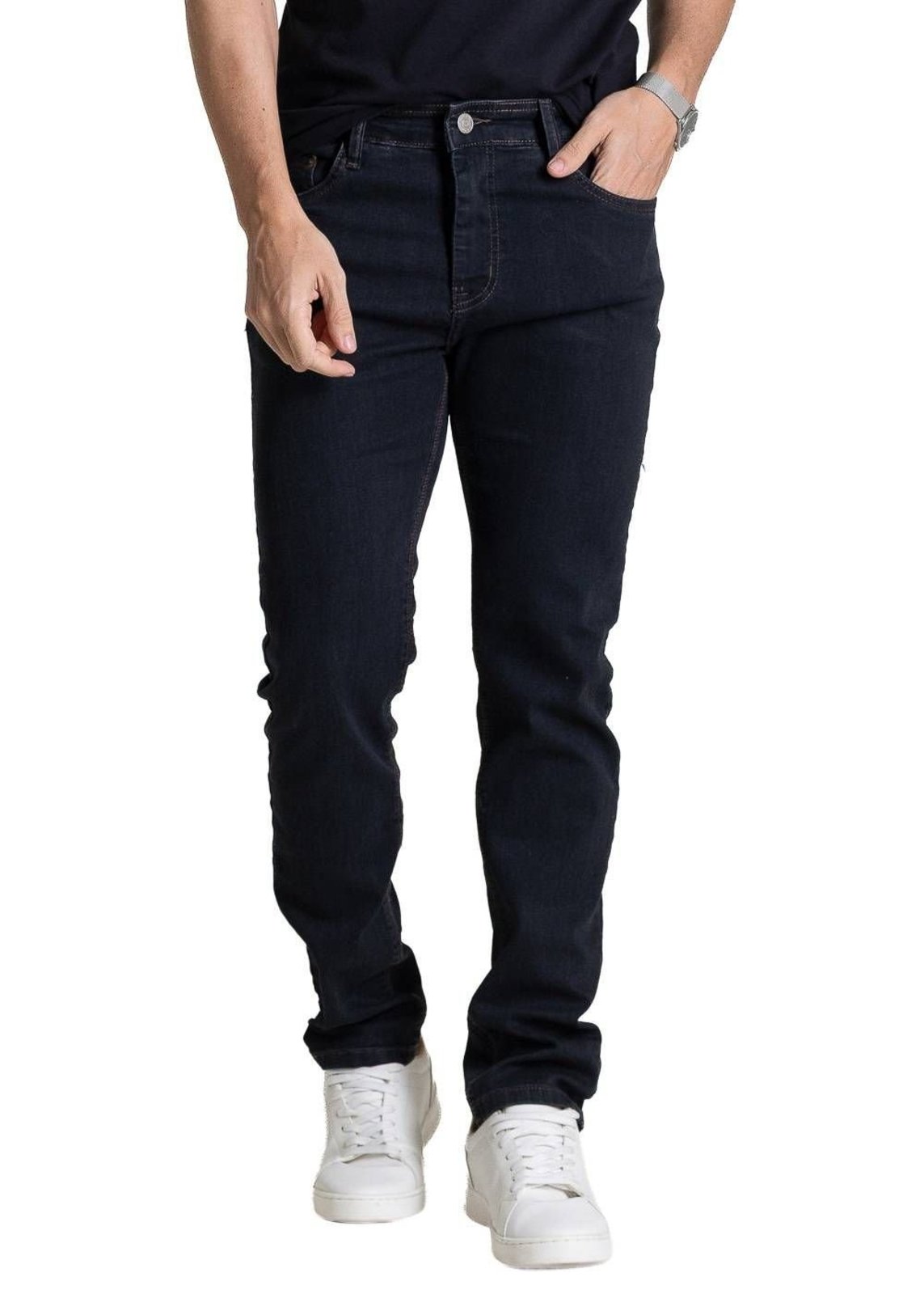 Calça Jeans Sawary Slim - 284013 - Preto - Sawary