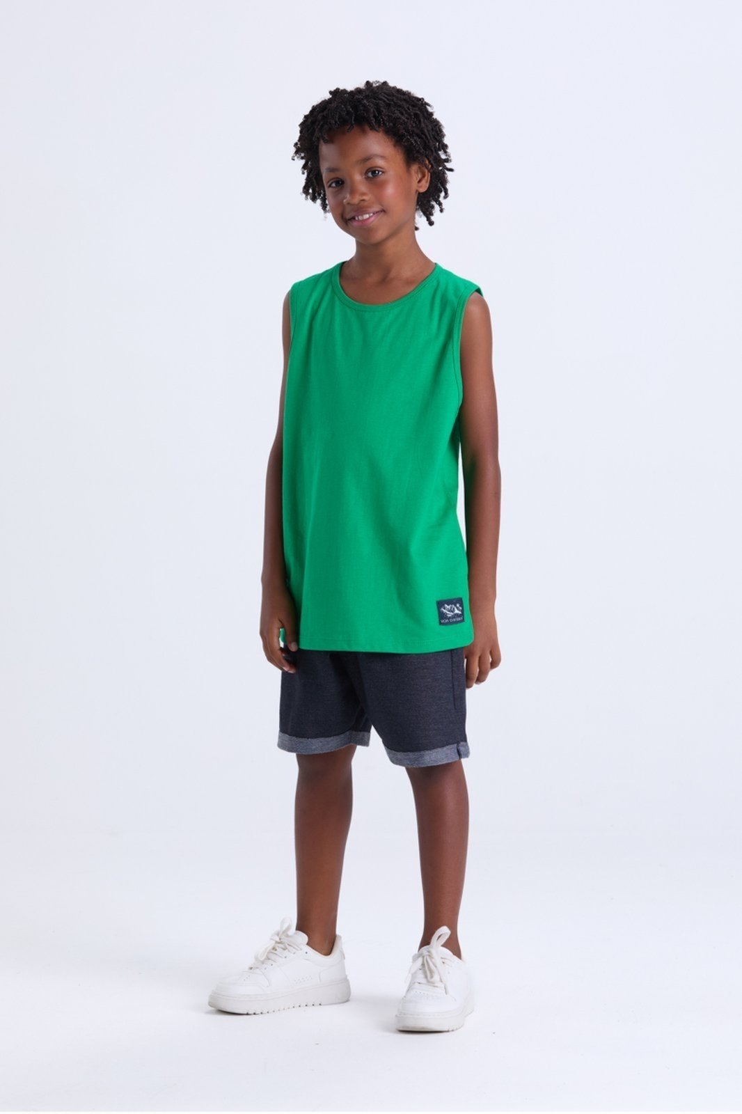 Infantil – Conjunto Masculino de Verão Regata Casual