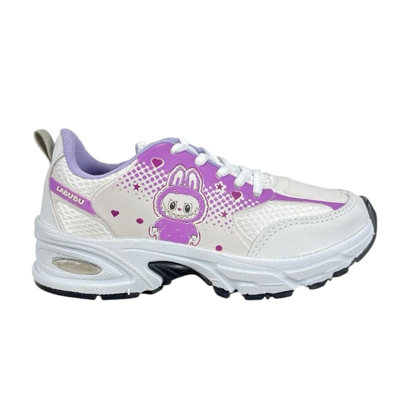 Vista 2 Tenis Box200 Jogger Dia a dia BK2096 Lilas Box 200 branco Box 200 branco