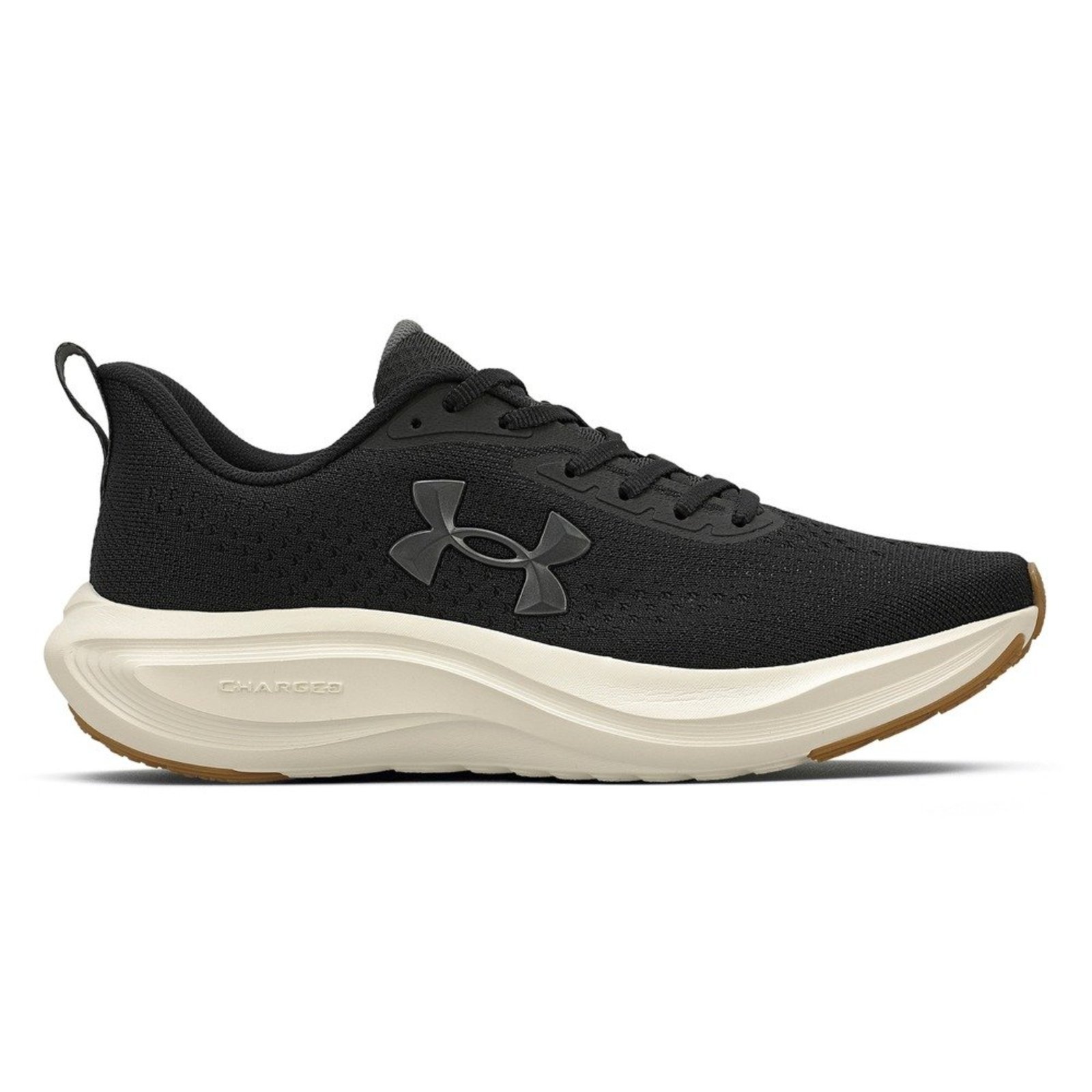 Vista 2 Tênis Under Armour Charged Sunny Unissex preto Under Armour preto