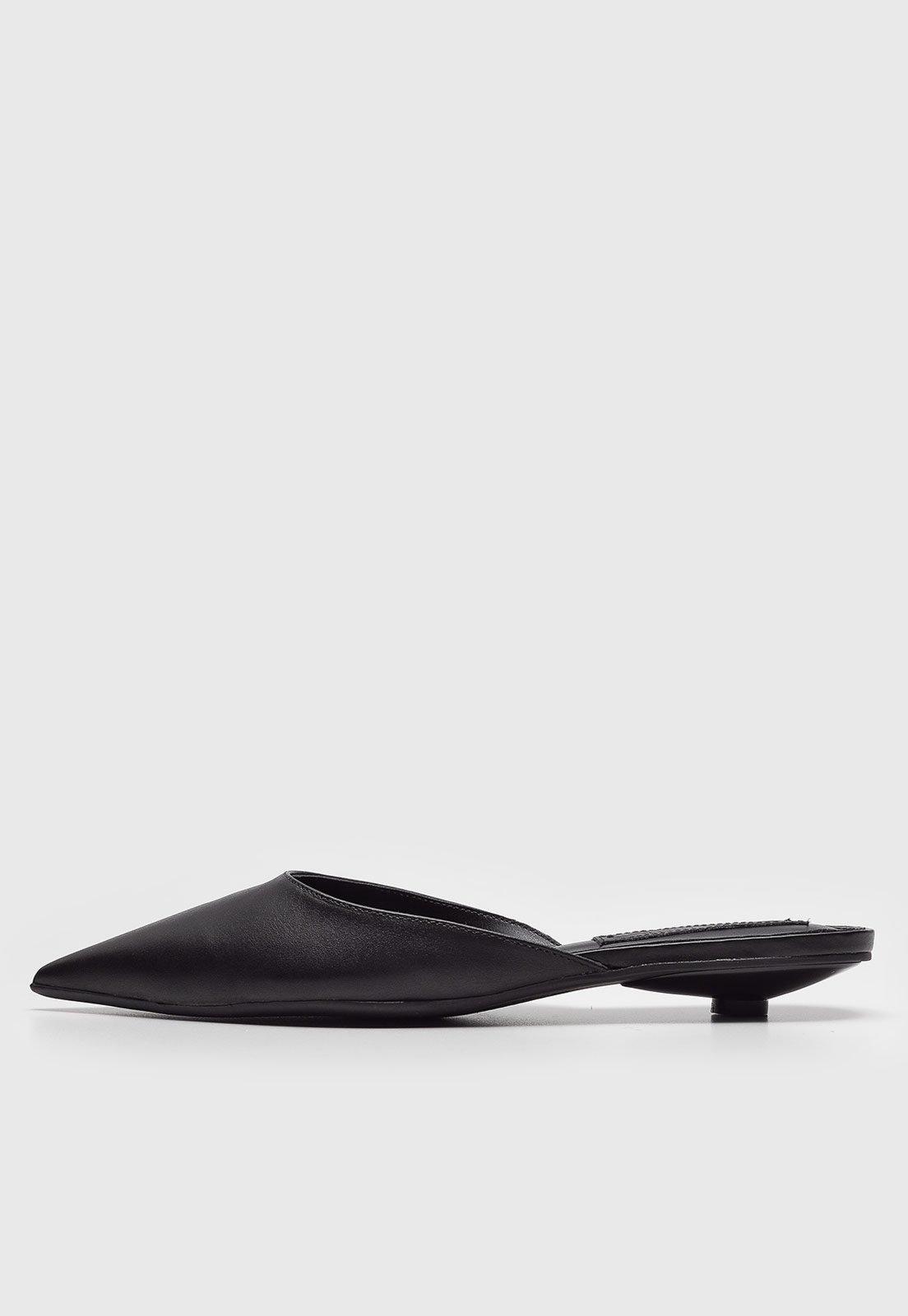 Scarpin Mule Santa Lolla Liso Preto