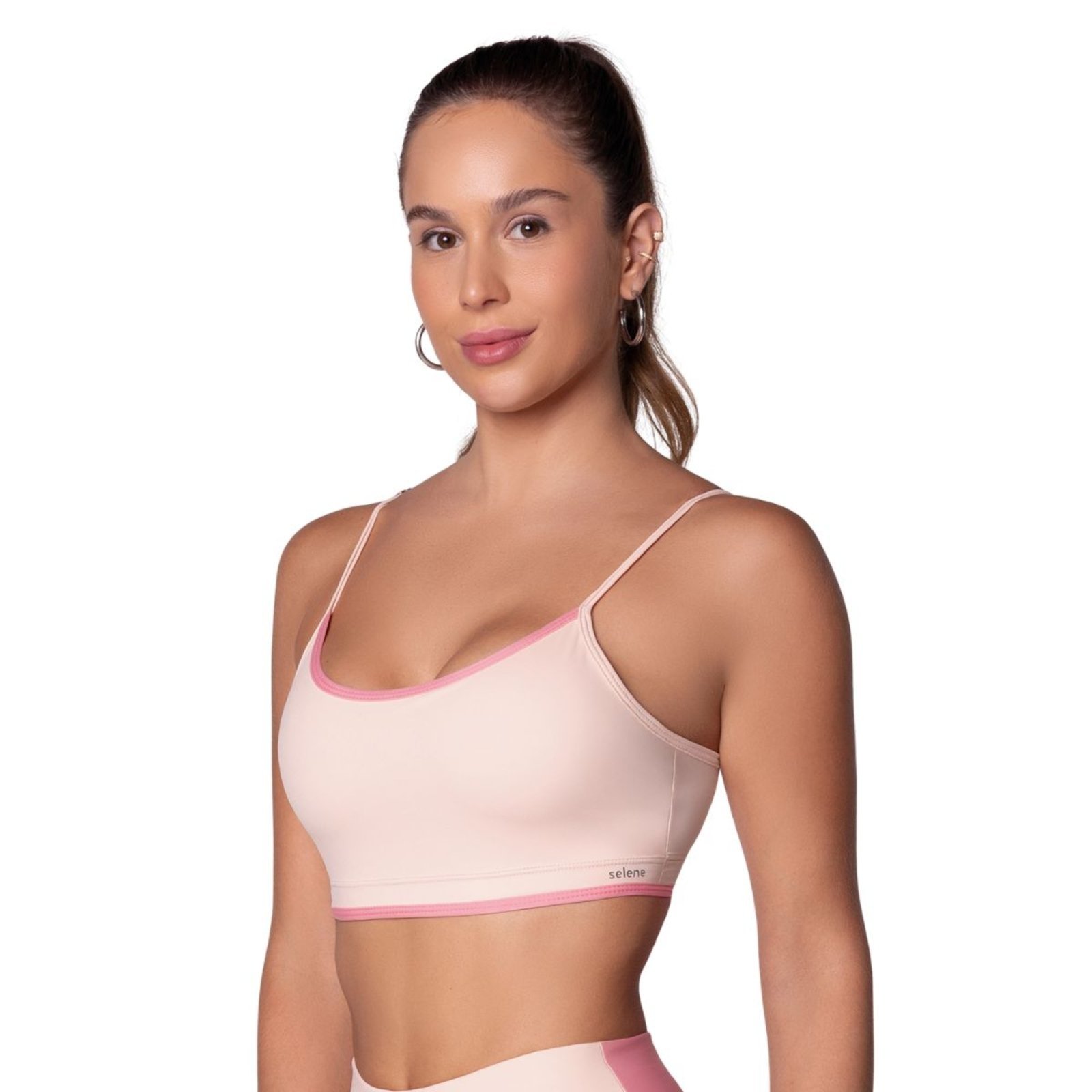 Top Fitness Feminino Com Bojo Removível Selene