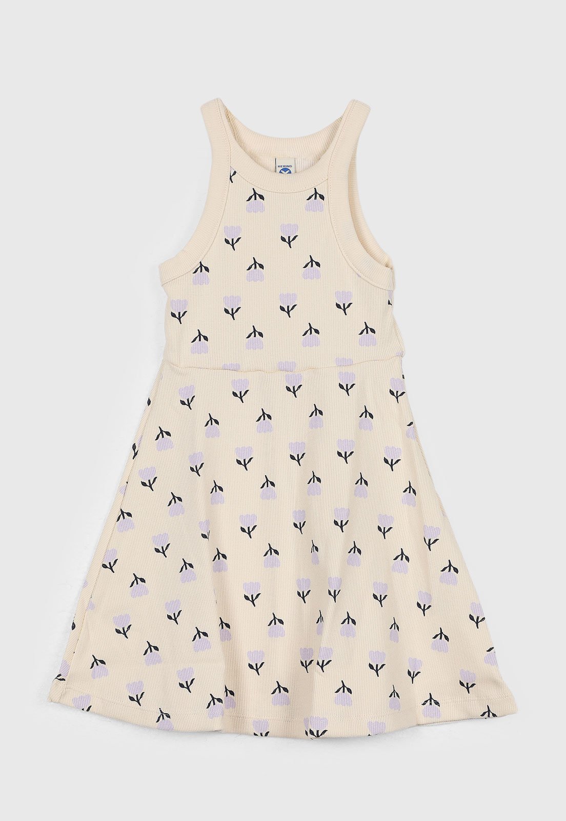 Infantil - Vestido Hering Floral Bege